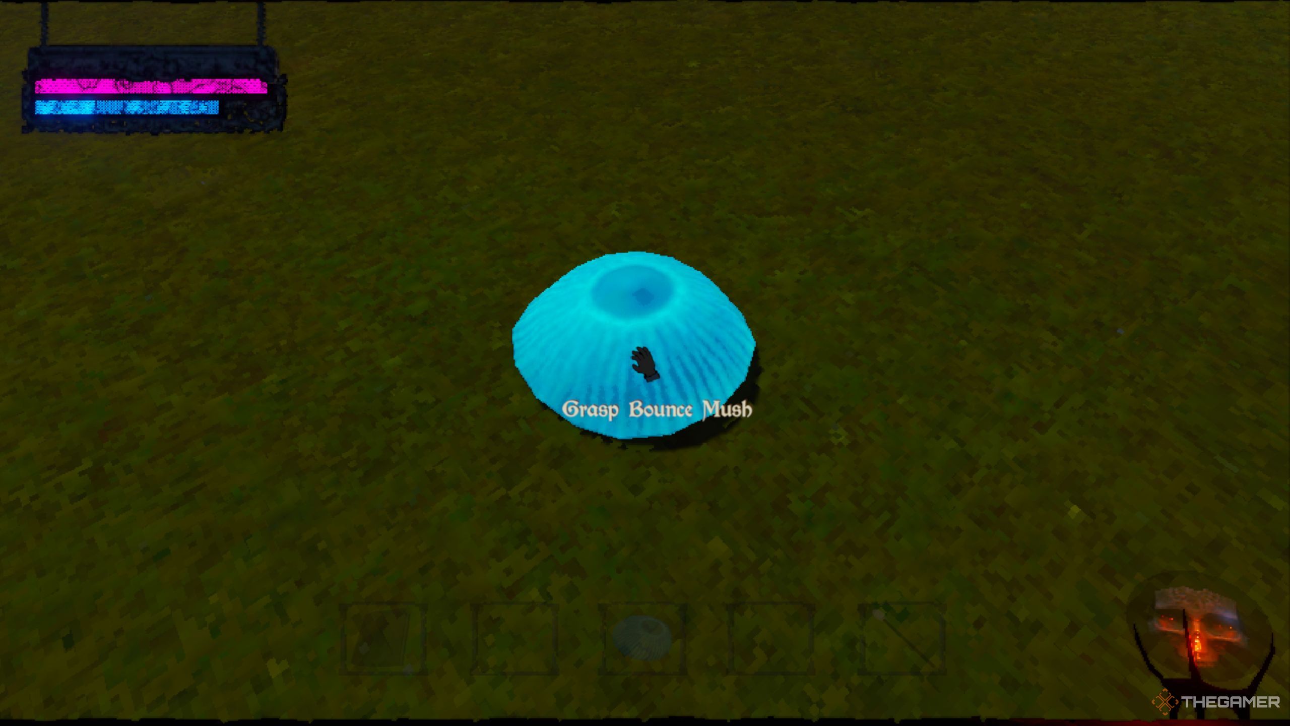 Mage Arena bounce mush on the ground.