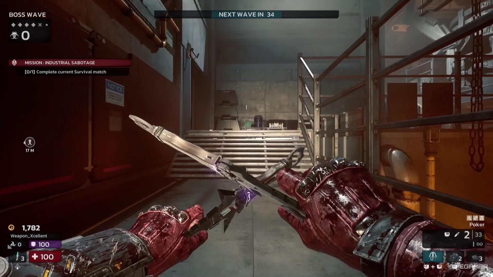 Running with Kunai in Killing Floor 3.