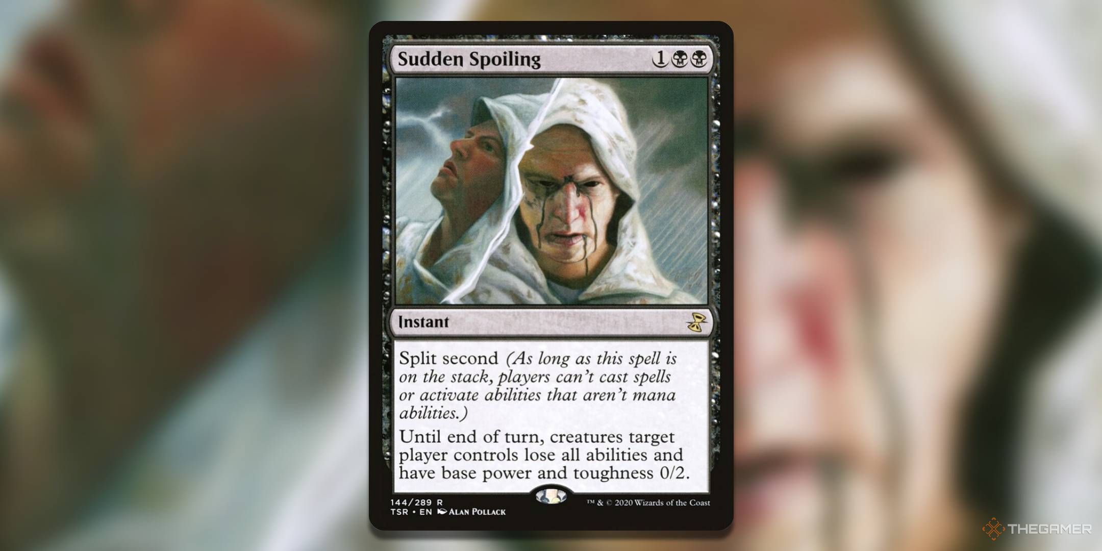 The Sudden Spoiling card, from Magic: The Gathering's Time Spiral Remastered set.