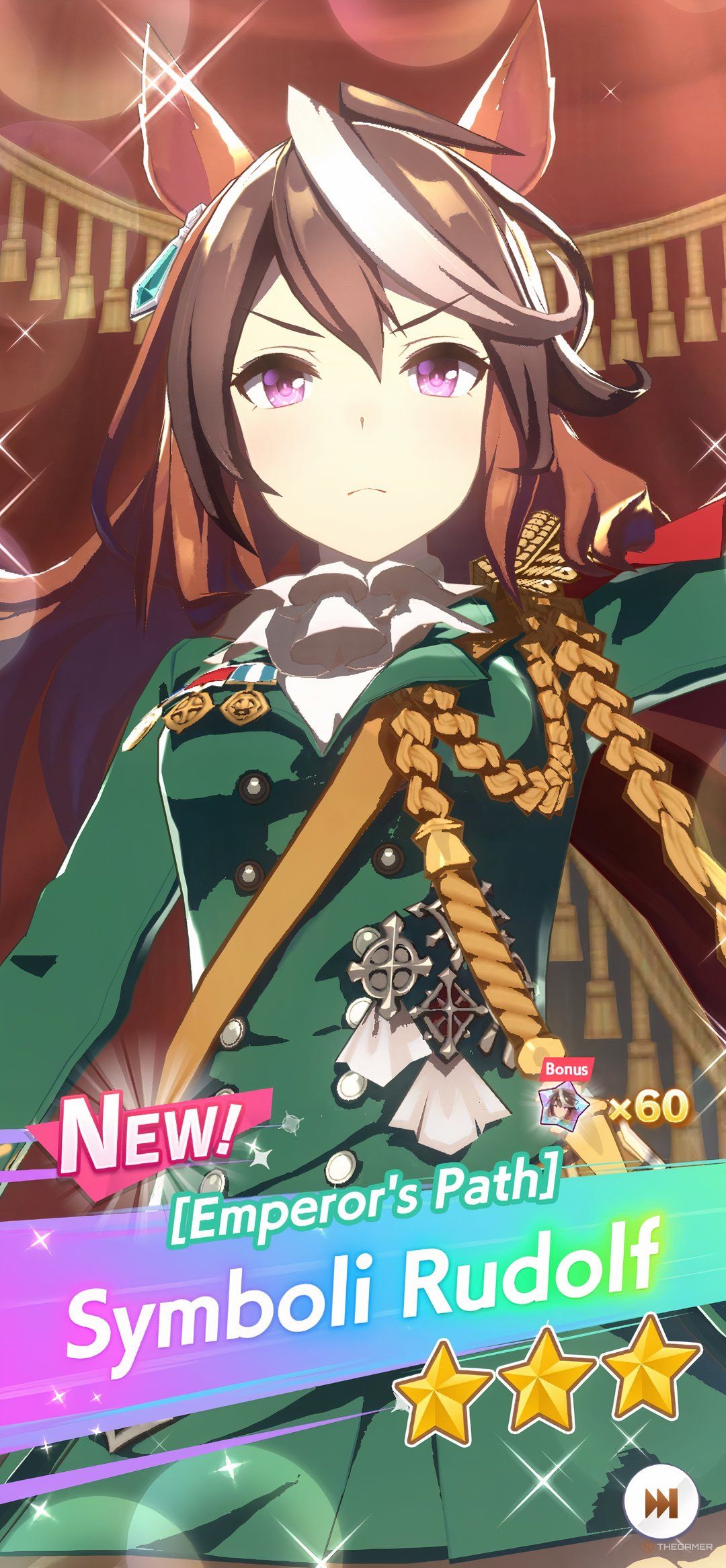 Symboli Rudolf has been obtained through scouting in Umamusume Pretty Derby.