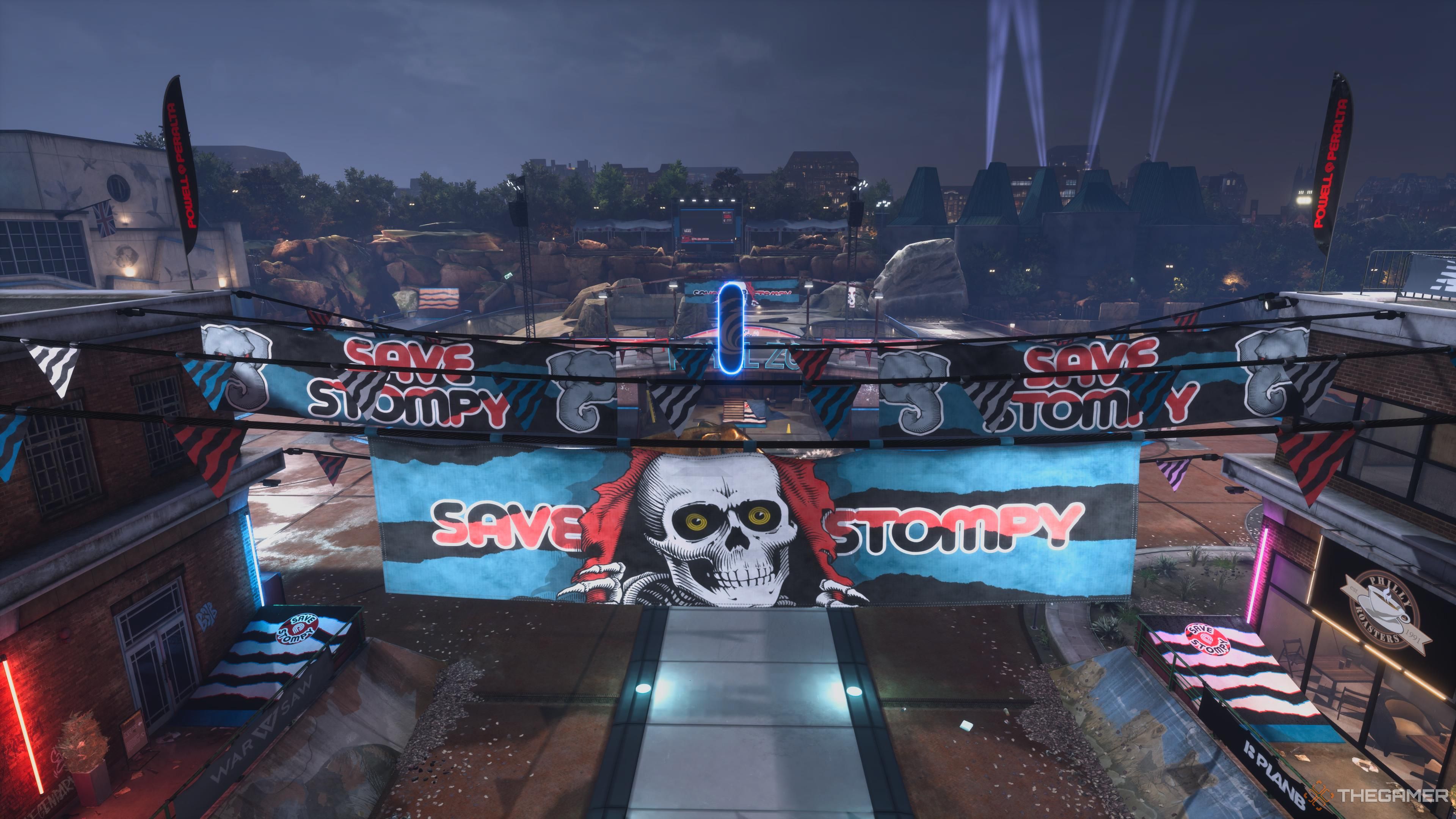 The hidden deck at the Zoo in Tony Hawk's Pro Skater 3+ 4.