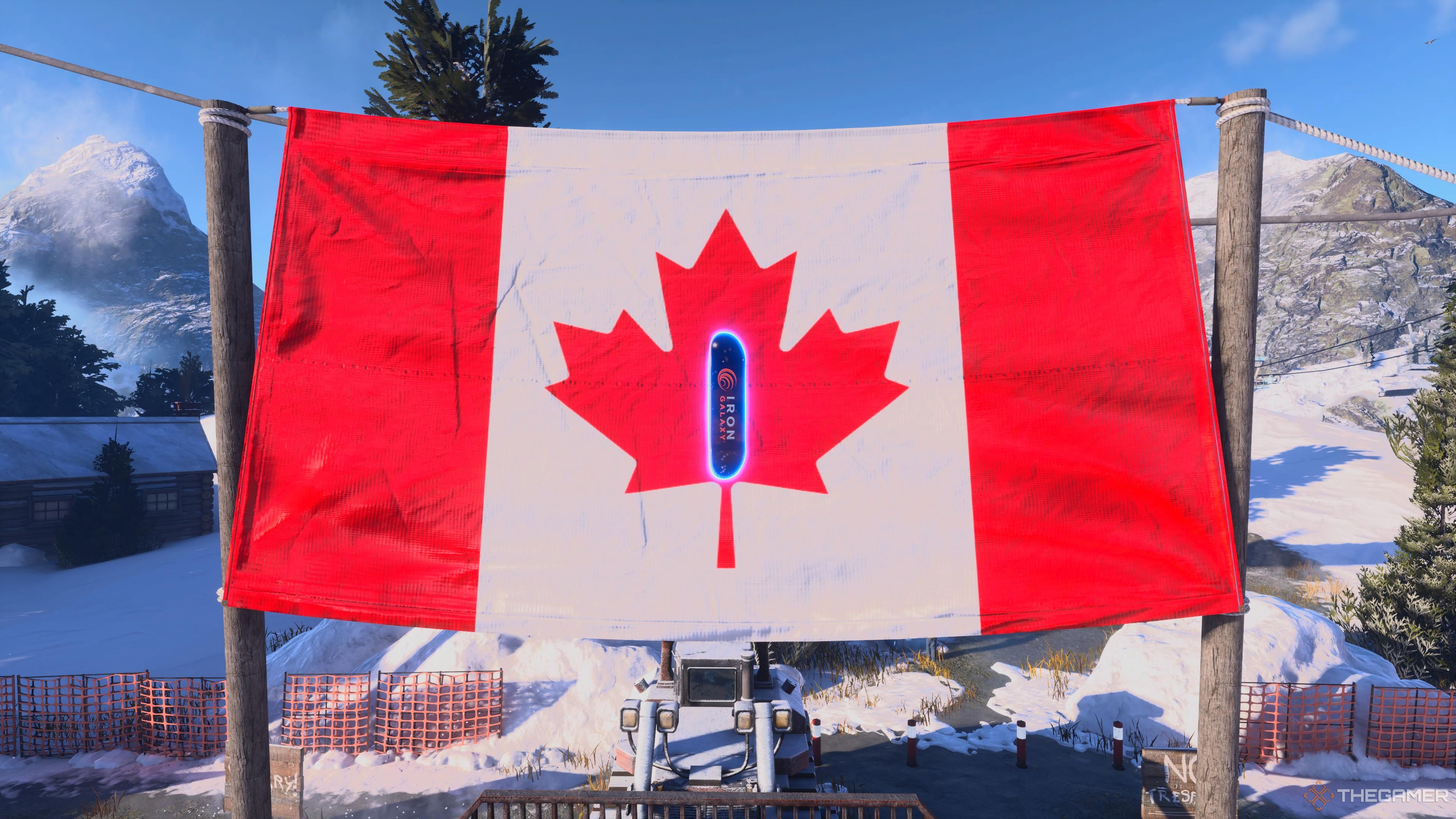The hidden deck in Canada in Tony Hawk's Pro Skater 3+ 4.-2
