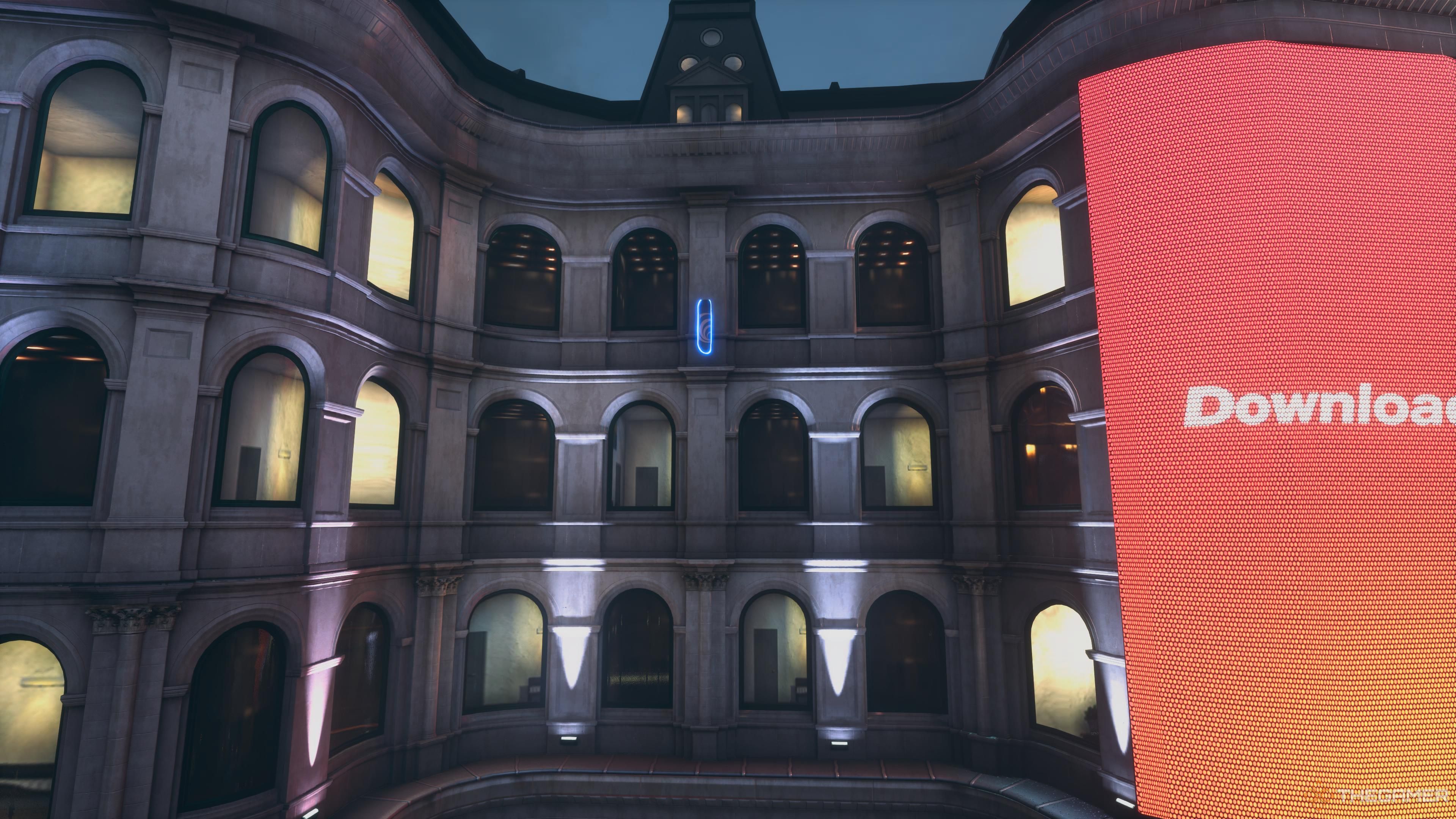 The hidden deck in London in Tony Hawk's Pro Skater 3+ 4.