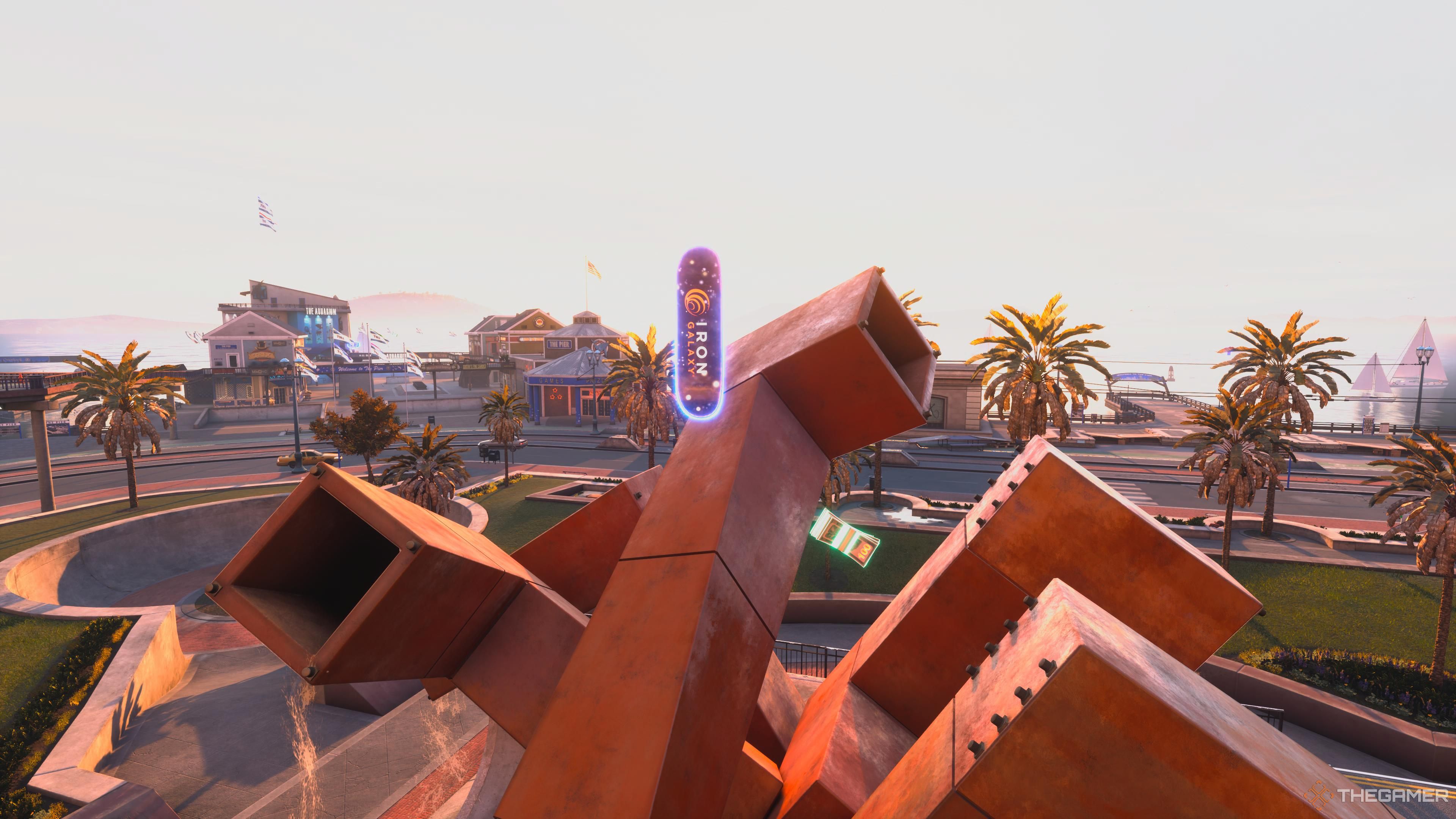 The hidden deck in San Francisco in Tony Hawk's Pro Skater 3+ 4.