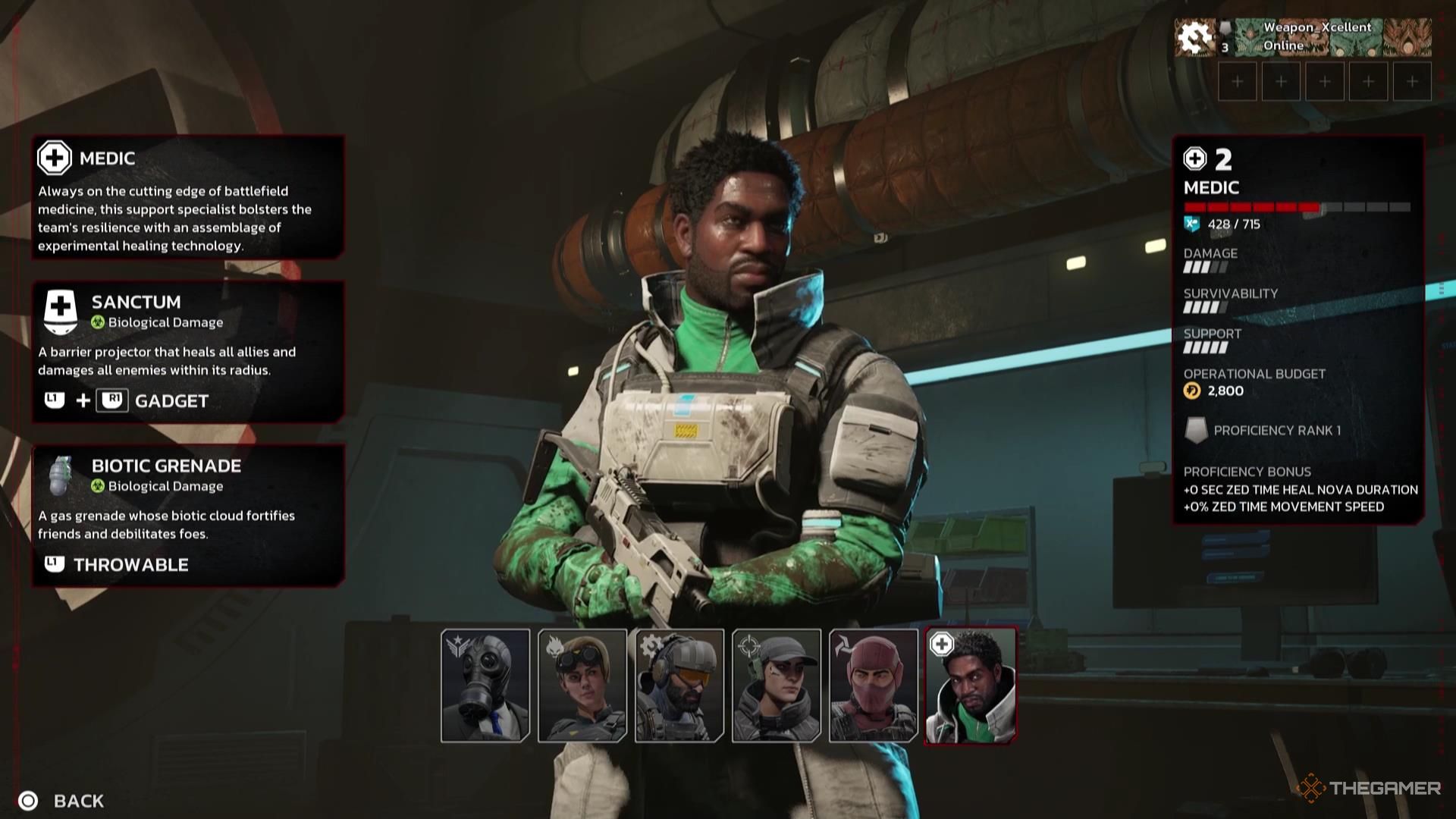 The Medic in Killing Floor 3.
