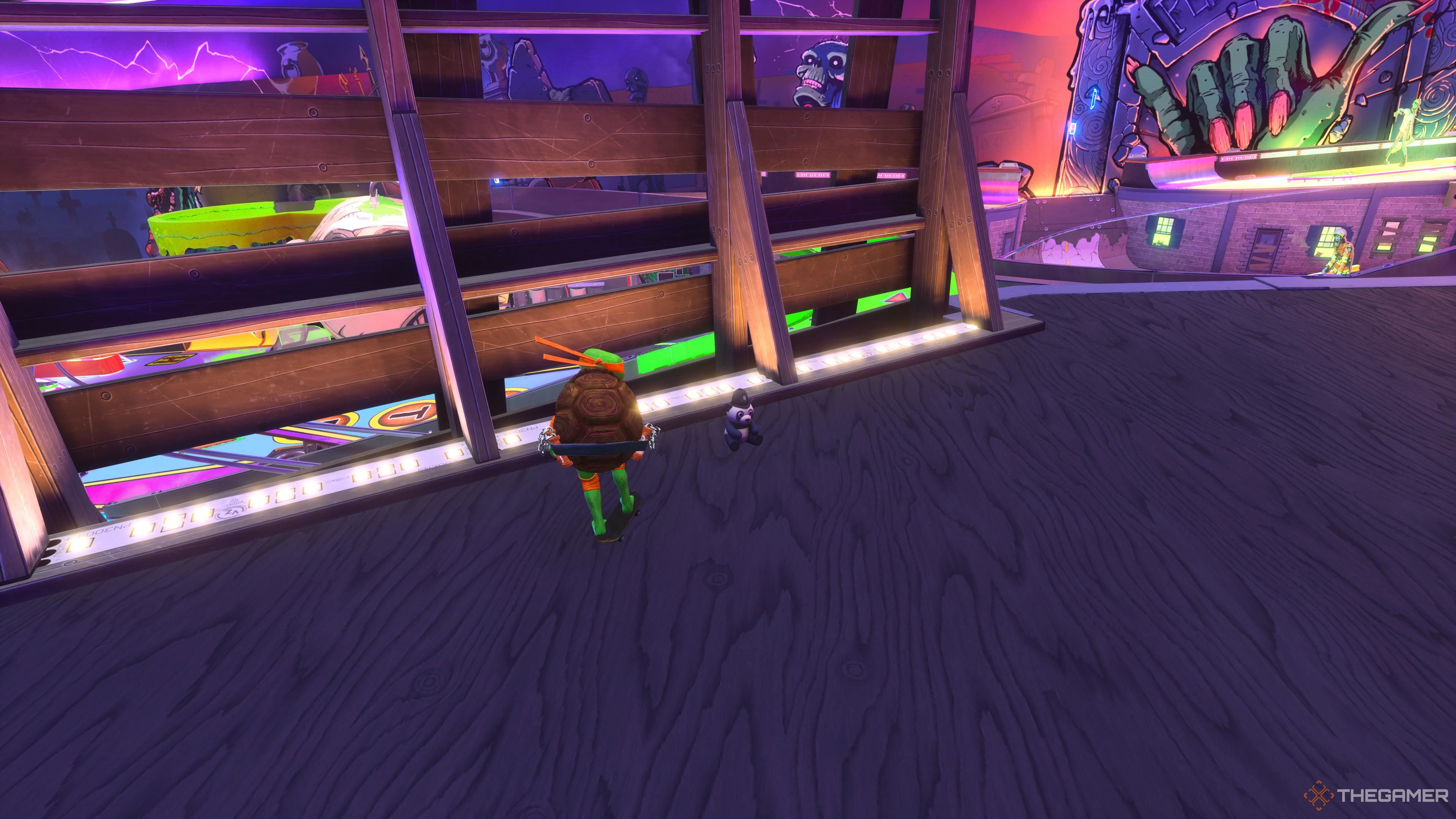 The Panda behind the billboard in the pinball stage of Tony Hawk's Pro Skater 3 + 4.