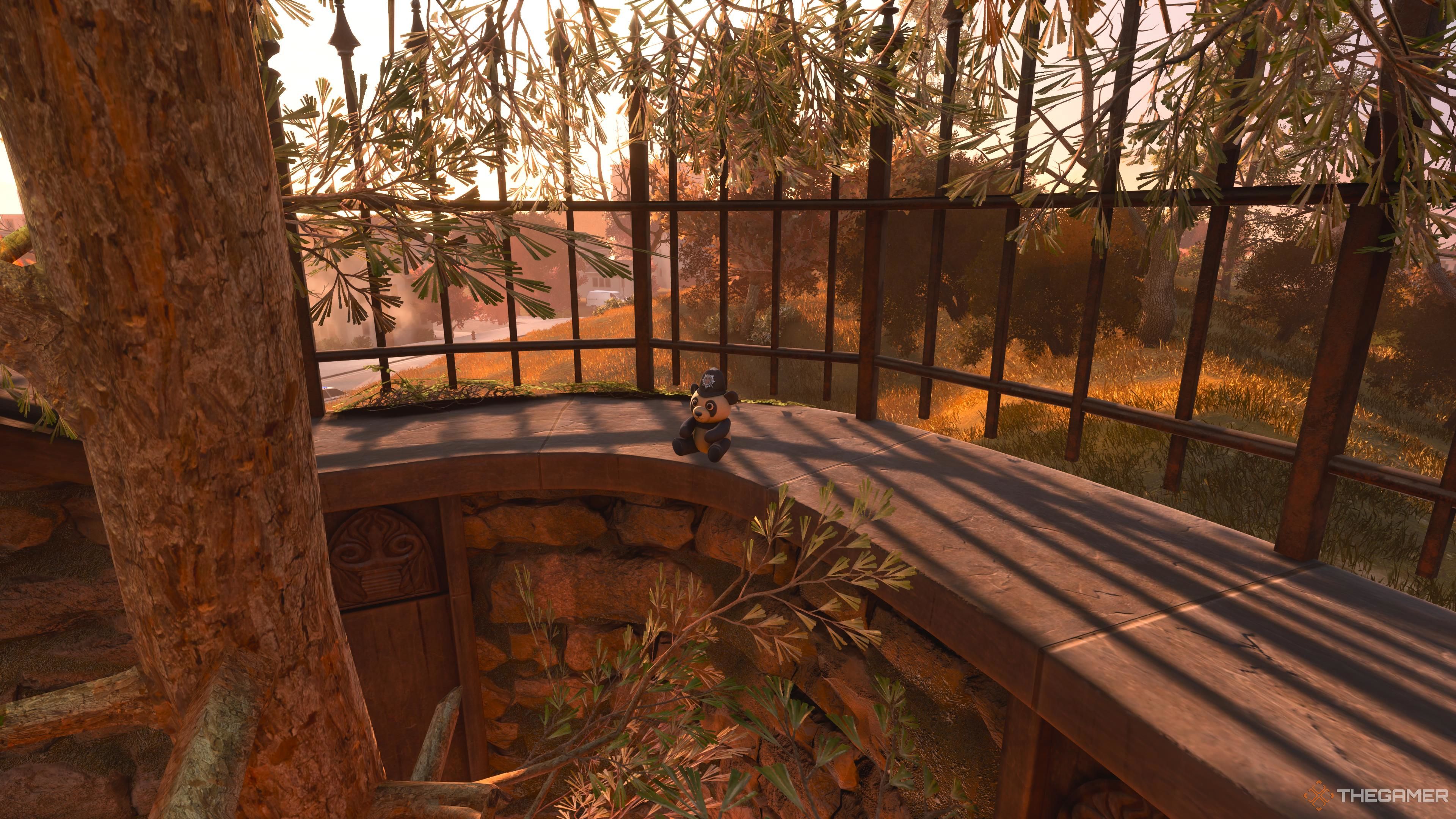 The Panda on the wall in the Suburbia stage in Tony Hawk's Pro Skater 3 + 4.