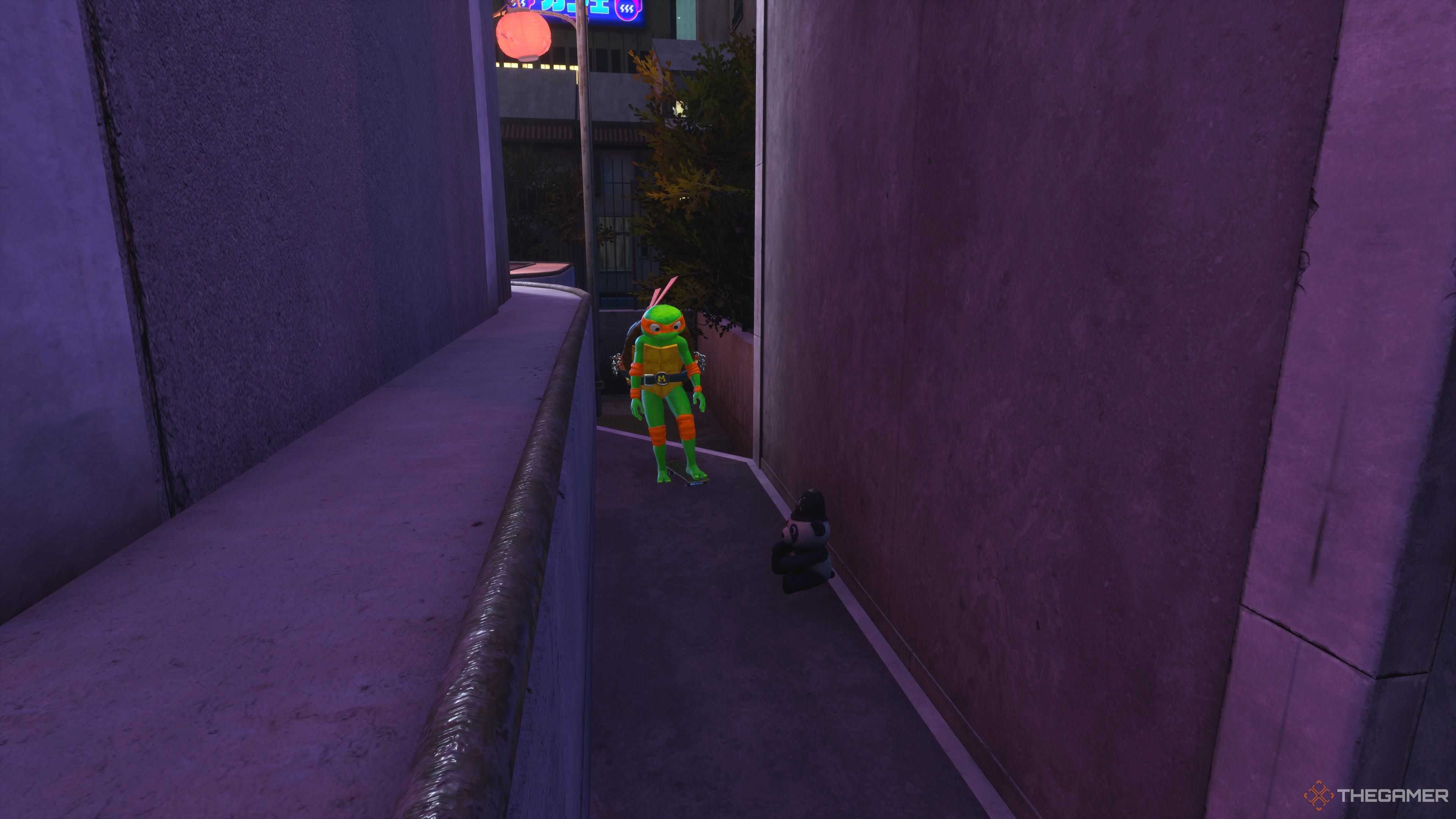 The Panda sitting under the Tokyo hidden area ramp in Tony Hawk's Pro Skater 3 + 4.