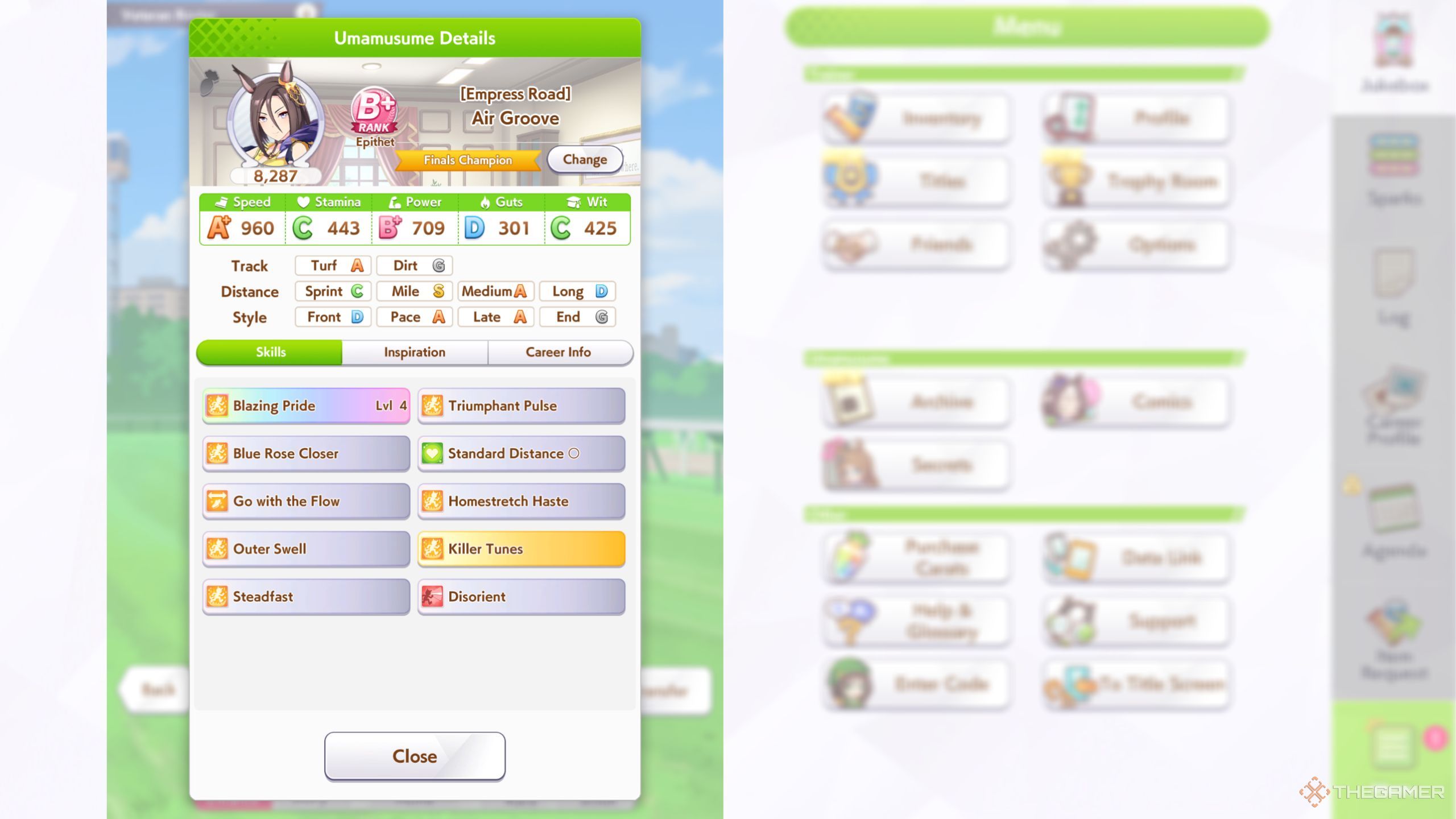 Umamusume Pretty Derby Air Groove full run with B+ rating.