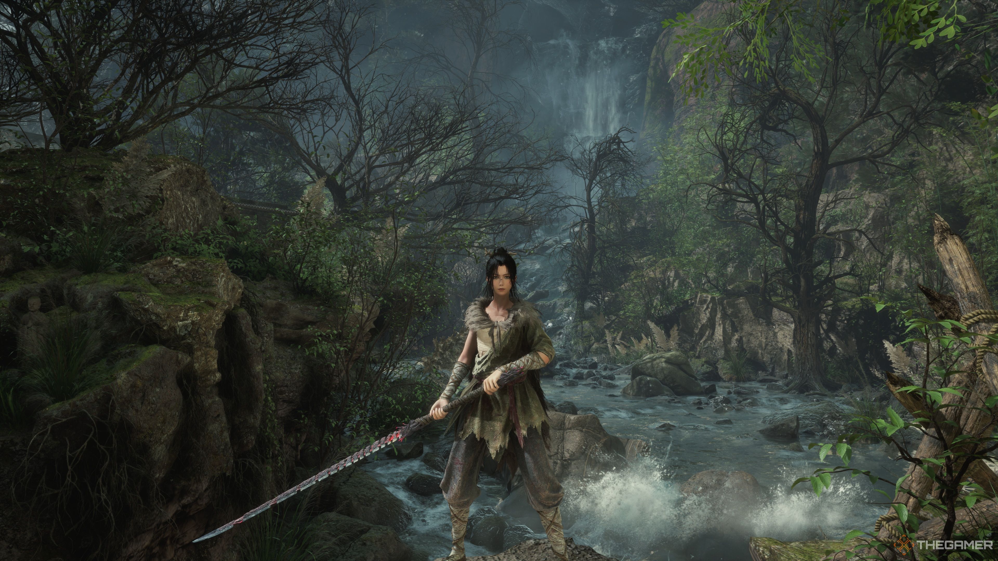 Bai Wuchang wielding the Lashing Whip in Wuchang: Fallen Feathers.