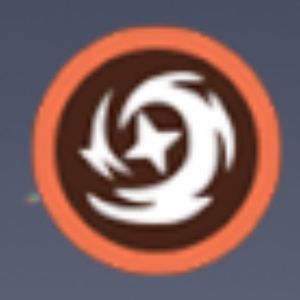 Wuthering Waves Flaming Clawprint icon.