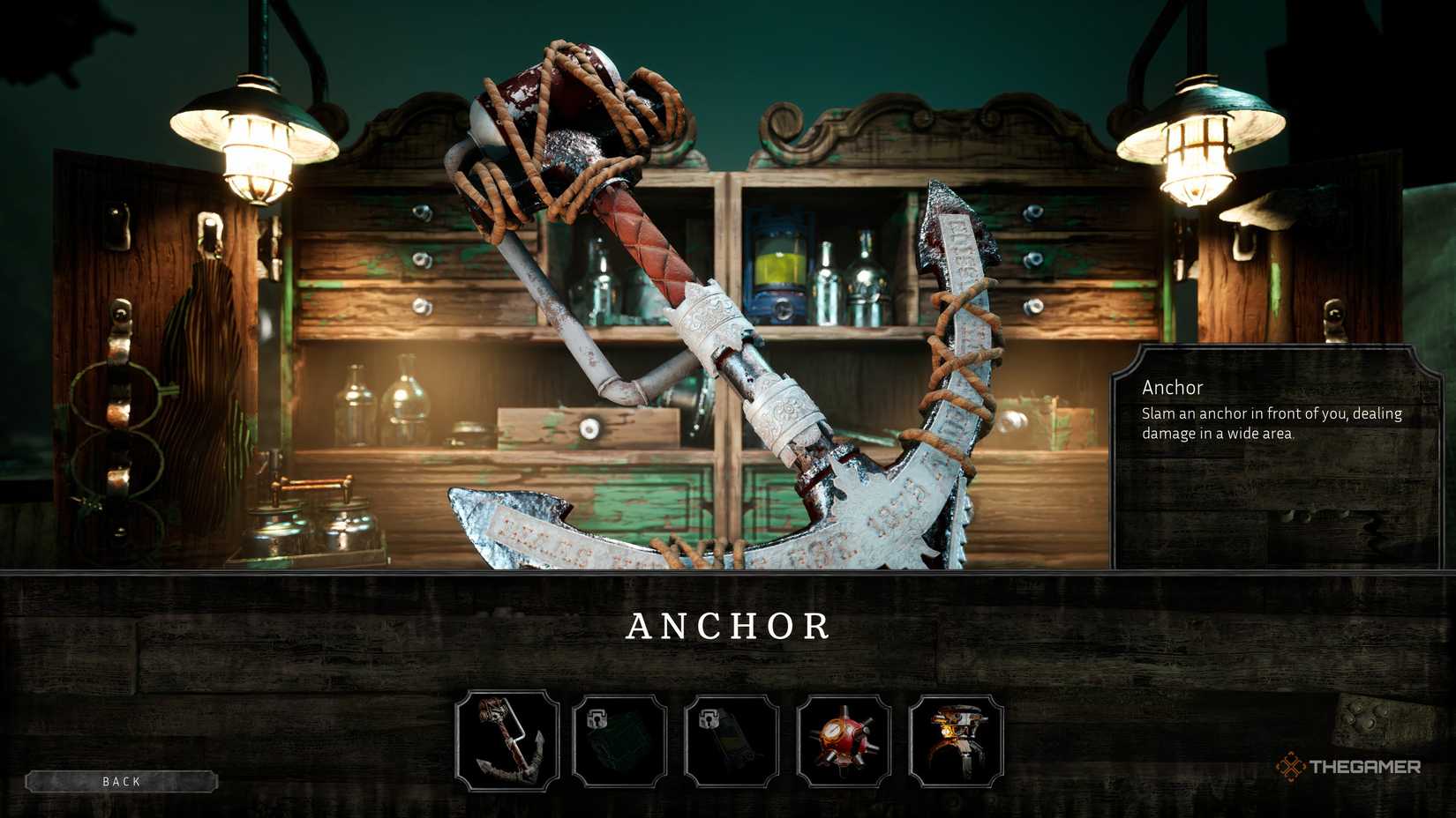 The Anchor weapon in Abyssus.