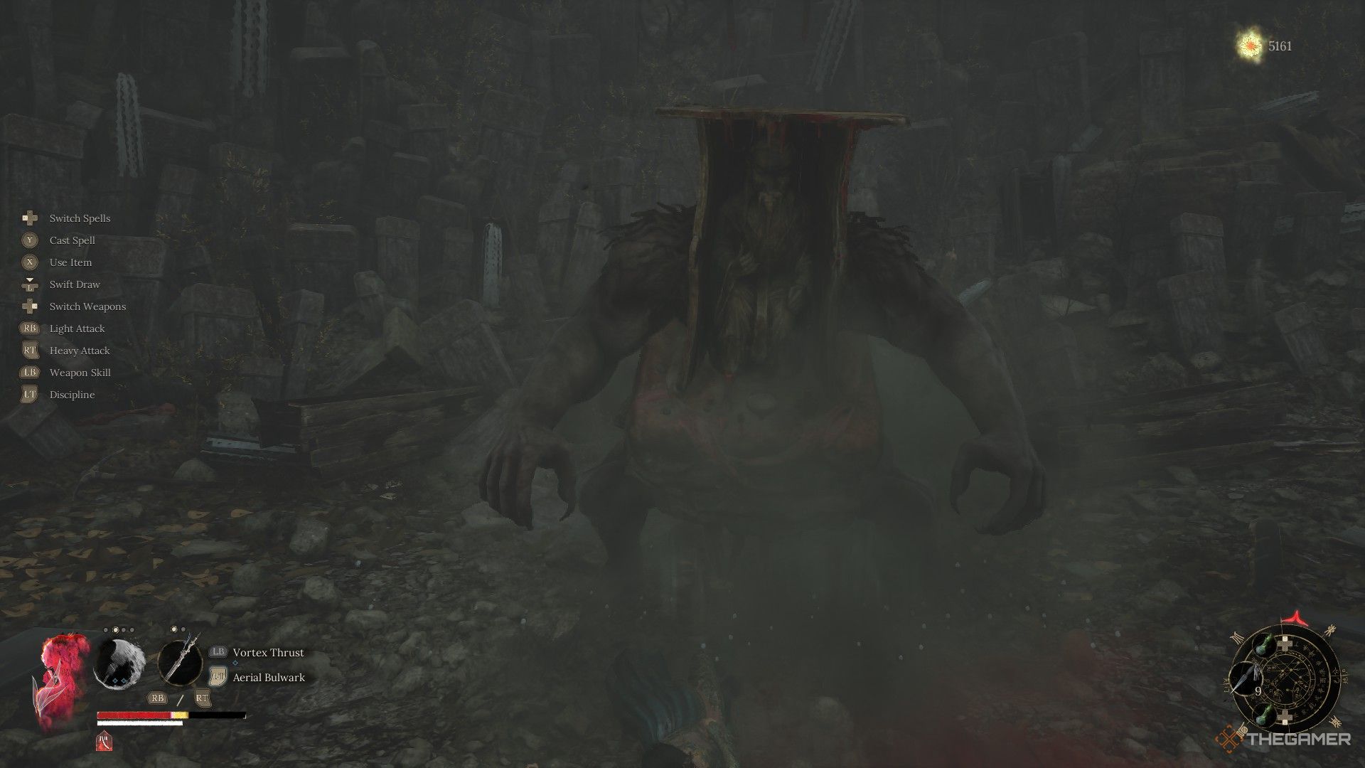 A shrine comes to live and suplexes Wuchang in Wuchang: Fallen Feathers.