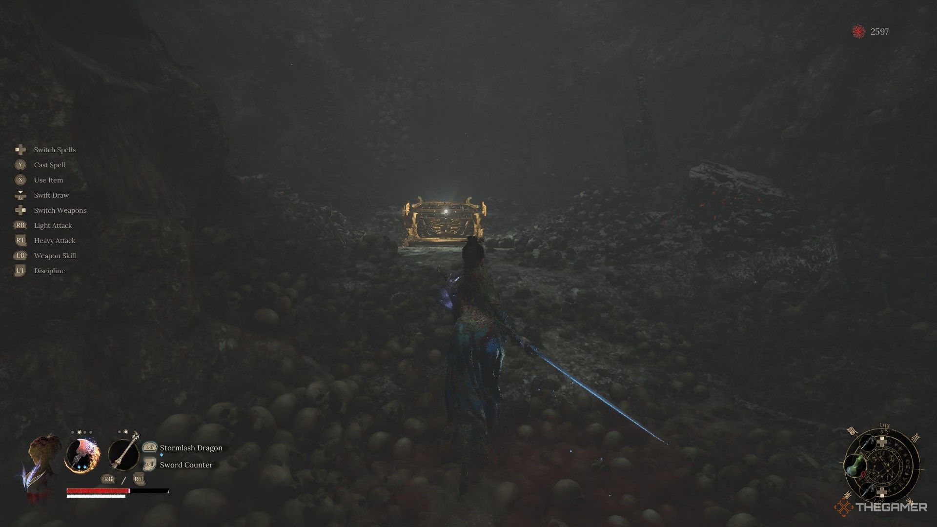 Wuchang finds a chest containing the Forgotten Remembrance at Doomwillow Beach in Wuchang: Fallen Feathers.