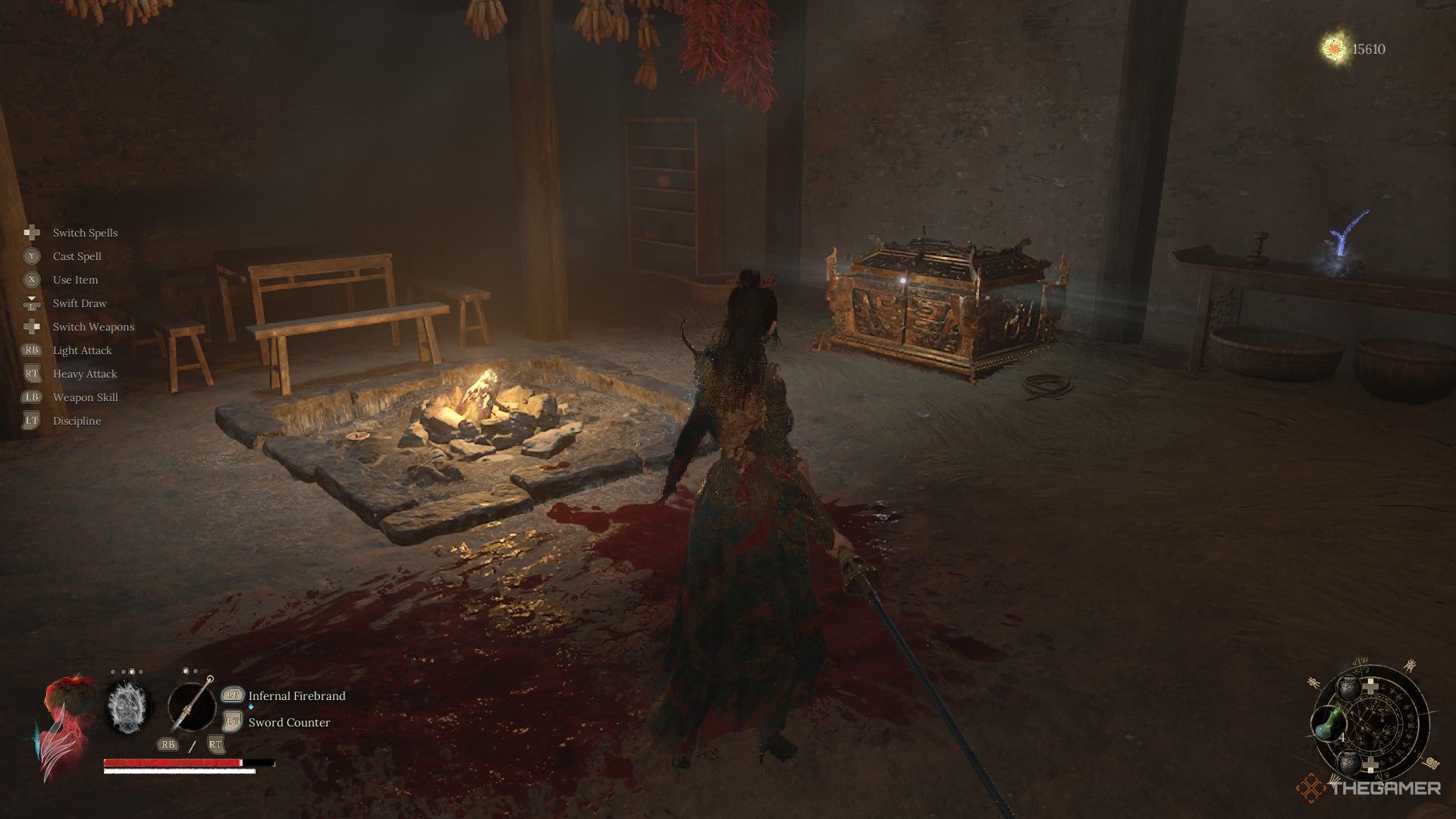 Wuchang finds a chest containing the Forgotten Remembrance in the basement of a home in Cloudspire City in Wuchang: Fallen Feathers.