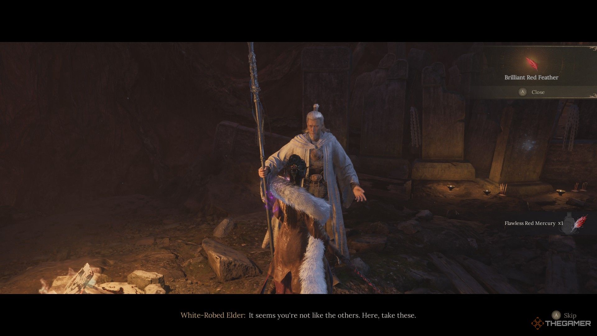 Wuchang finds the White Robed Elder Hillswatch location in Wuchang: Fallen Feathers.