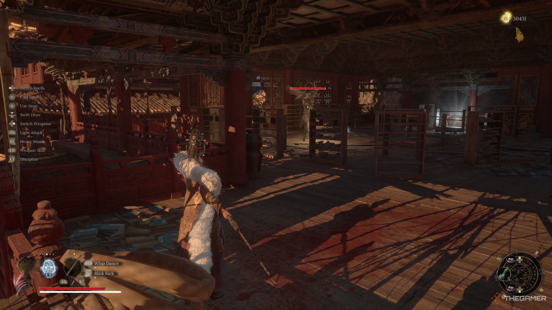 Wuchang finds a chest containing the Forgotten Remembrance at Mt. Zhenwu, guarded by a torch demon in Wuchang: Fallen Feathers.