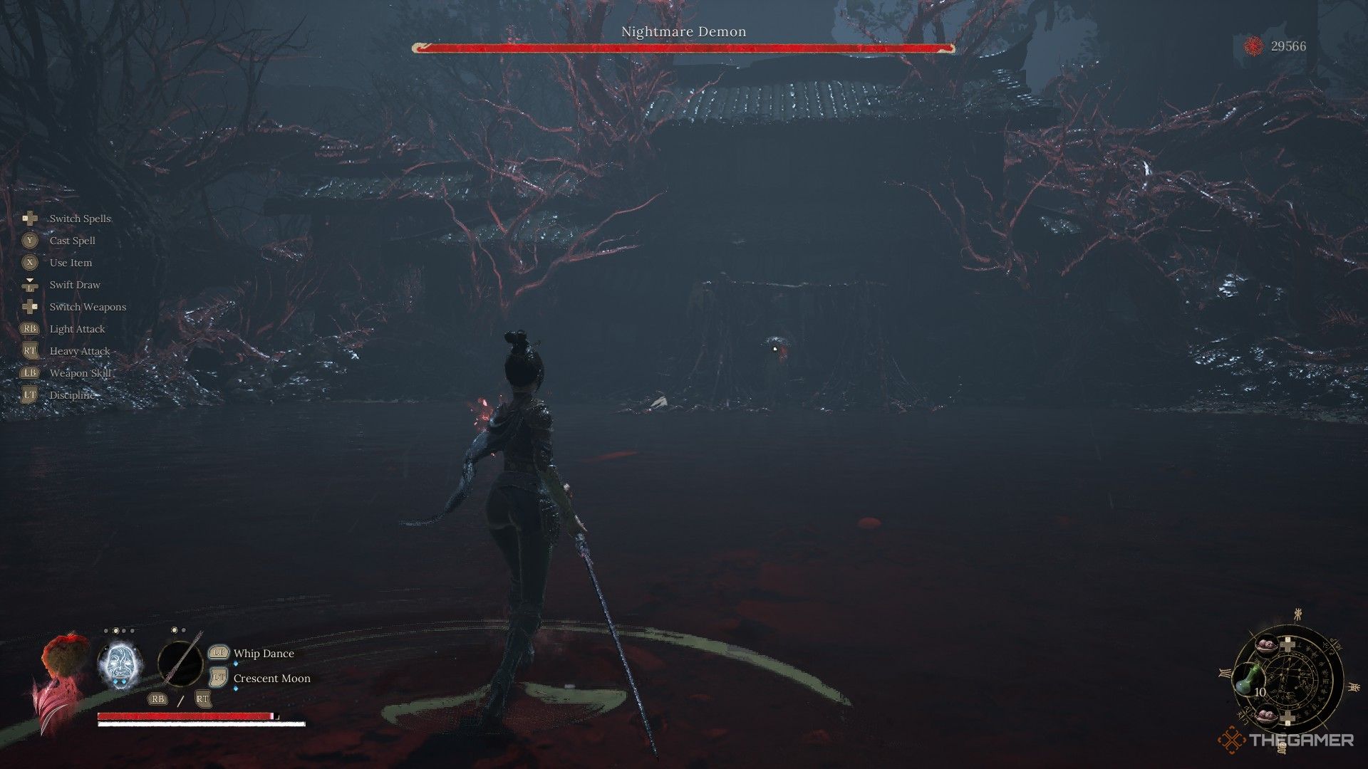 Wuchang faces the Nightmare Demon at Worship's Rise in Wuchang: Fallen Feathers.