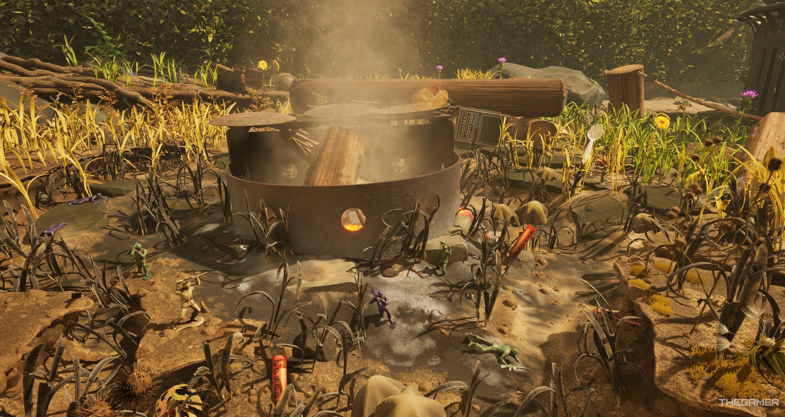 The Fire Pit in Grounded 2.