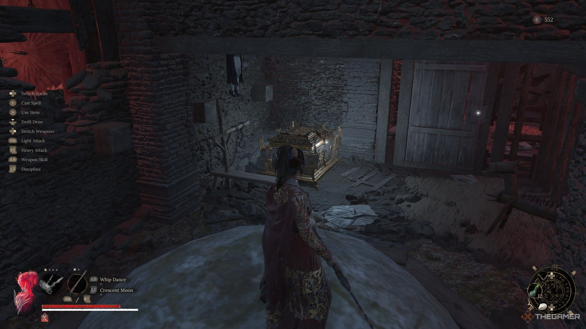 Wuchang finds the Lost Remains inside the Shaft in Wuchang: Fallen Feathers.