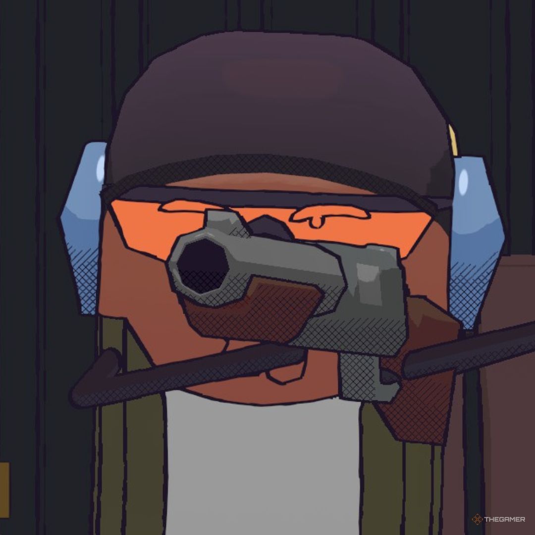 Sharpshooter close-up in Guntouchables.