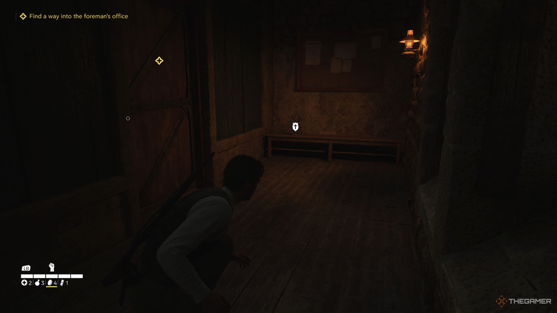 A charm next to the foreman's office in Mafia The Old Country.