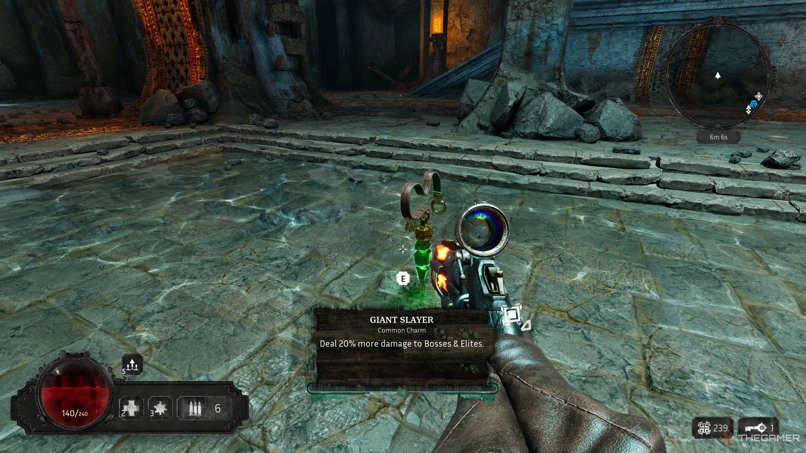 The Giant Slayer charm in Abyssus.