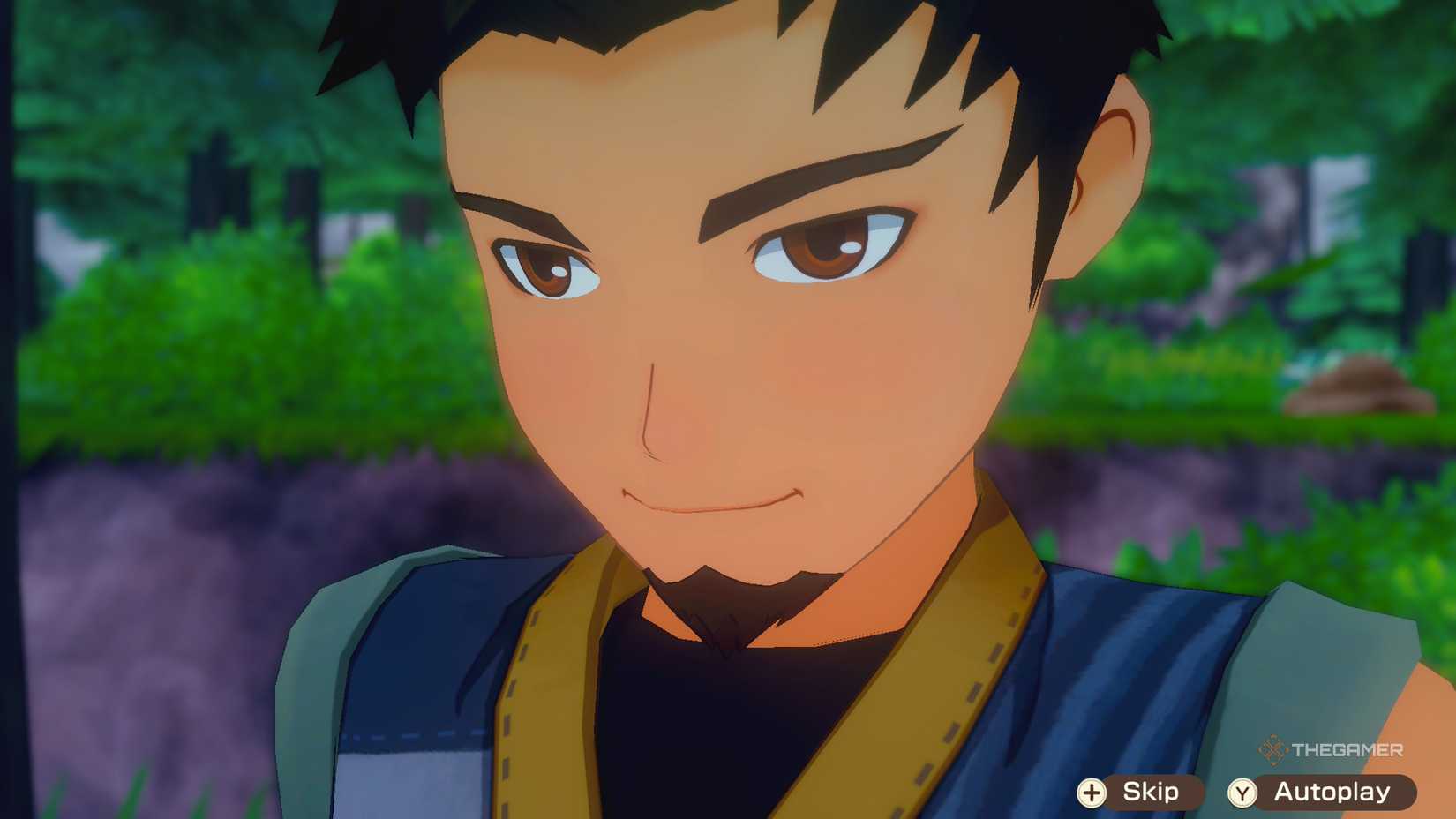 Arata in Story of Seasons Grand Bazaar.