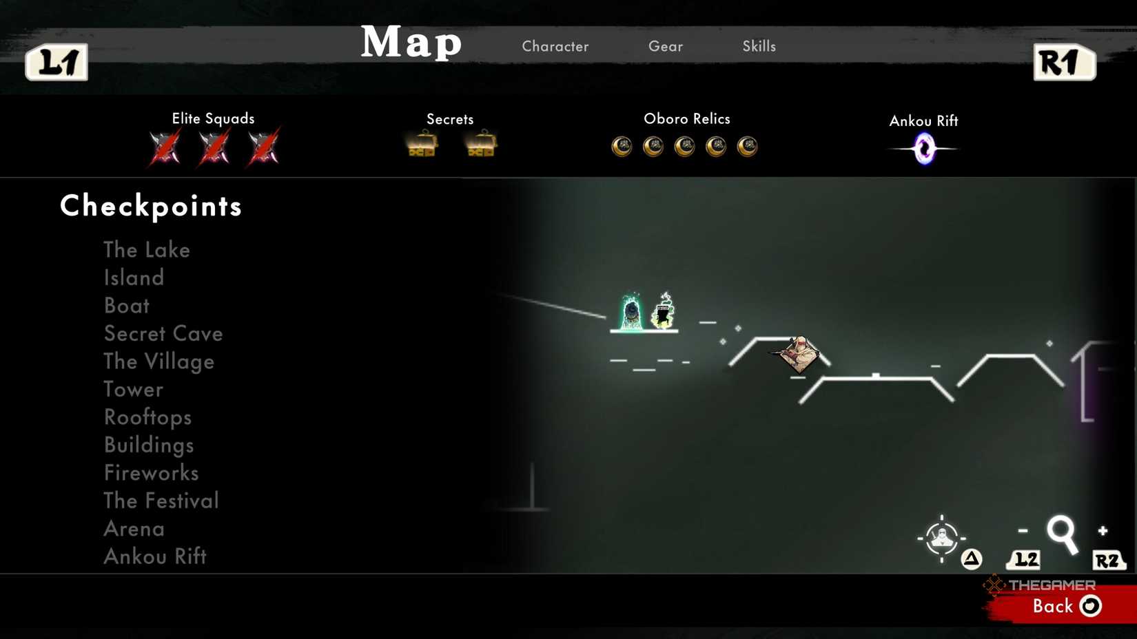The location of the Fire Raider outfit in Shinobi: Art of Vengeance.