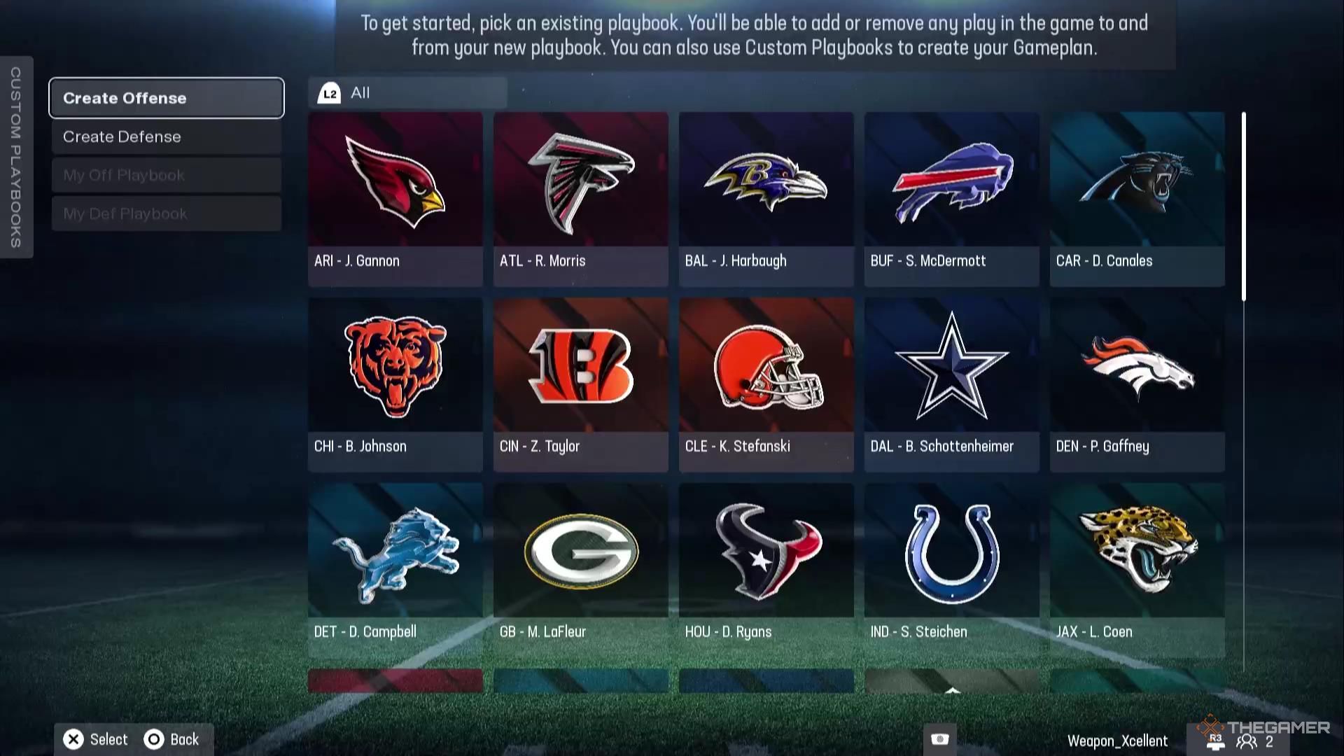 Creating a custom playbook in Madden NFL 26.