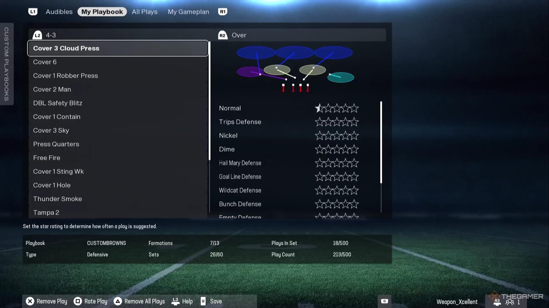 Creating a defensive playbook in Madden NFL 26.
