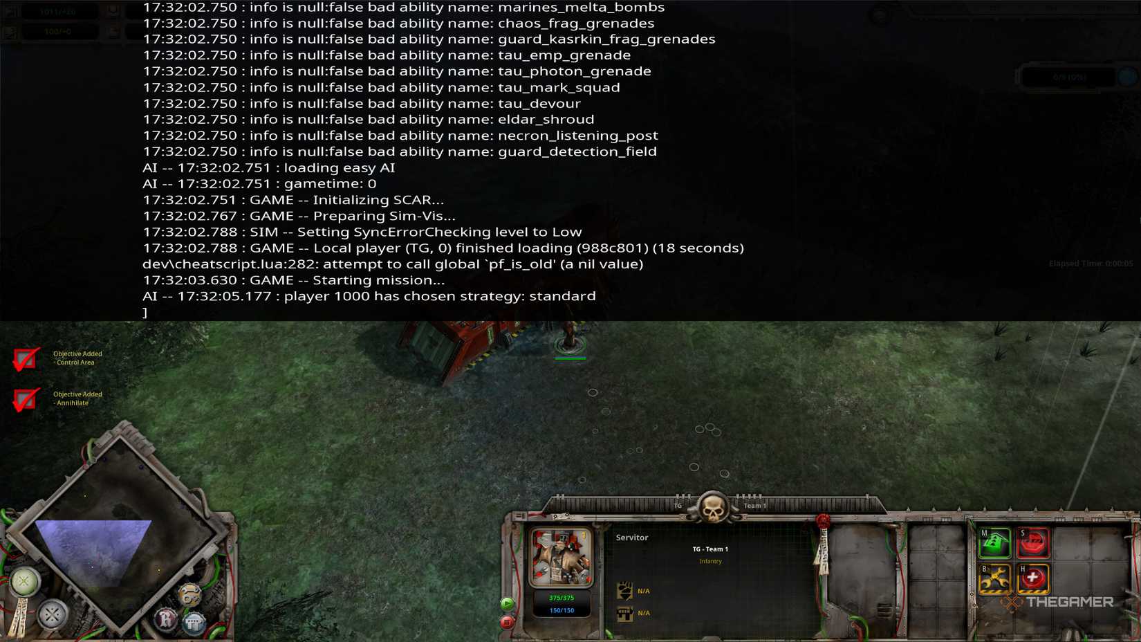 Dawn of War Console