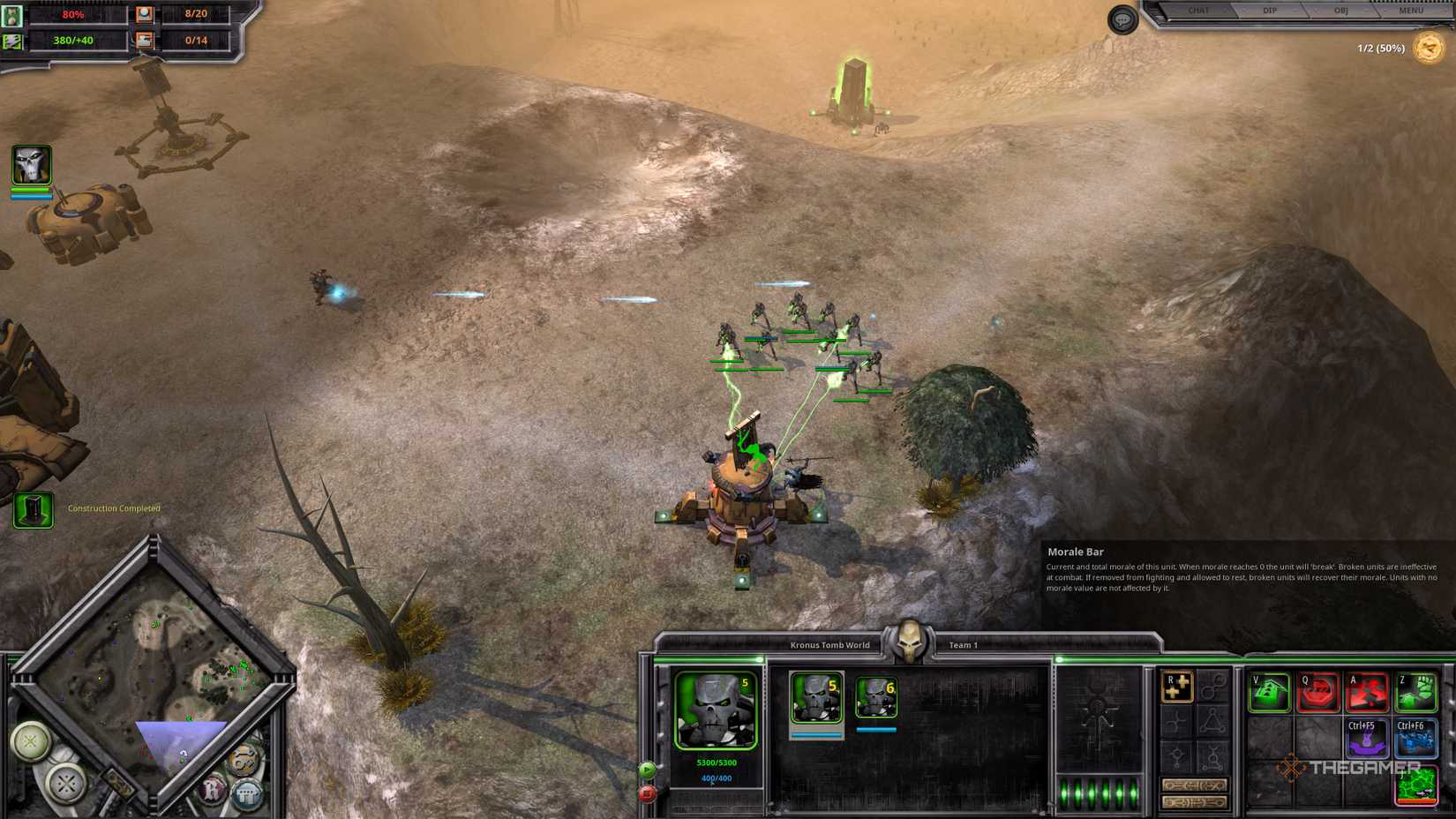 Dawn of War Necrons Fighting Tau