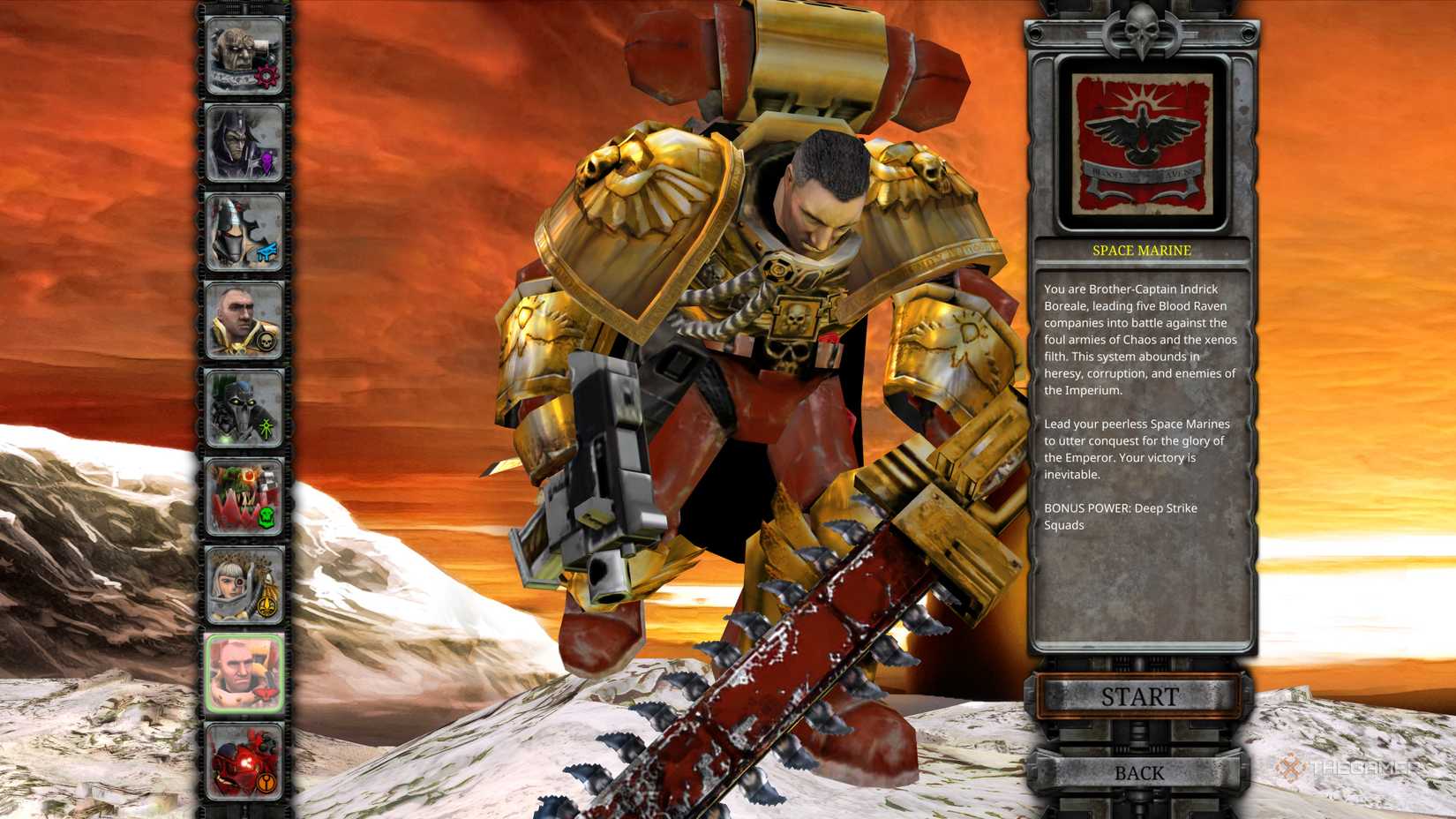 Dawn of War Space Marine Leader