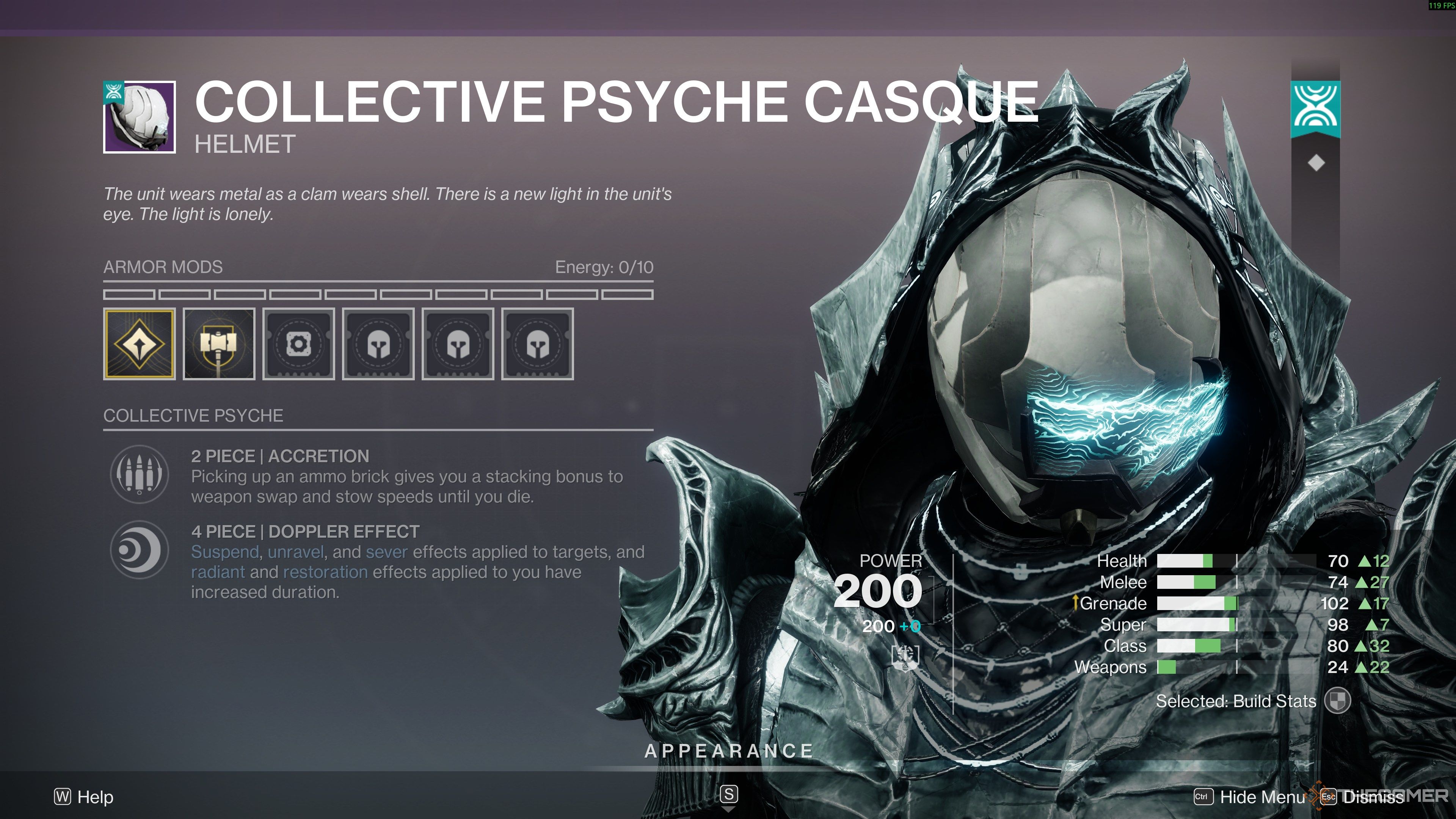 Destiny 2 Collective Psyche Armor
