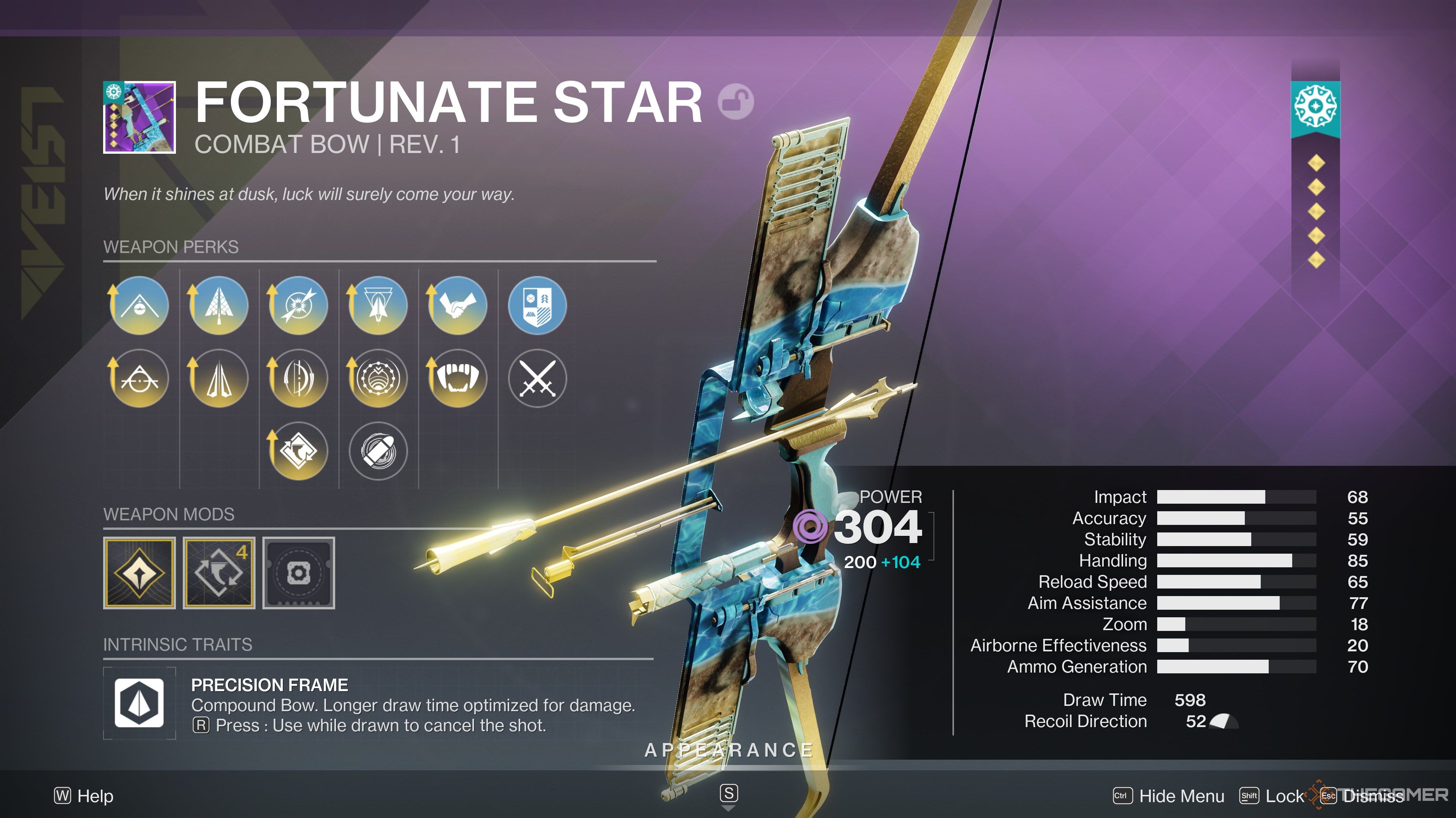 Destiny 2 T5 Fortunate Star