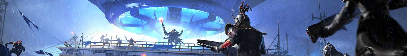 Destiny Rising characters charging boss.