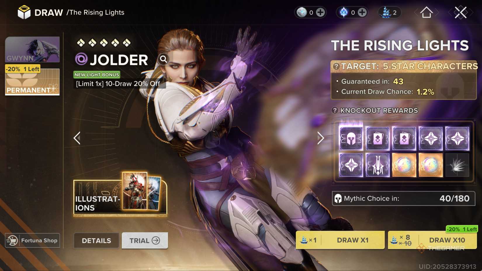 Destiny Rising Content Banner Example