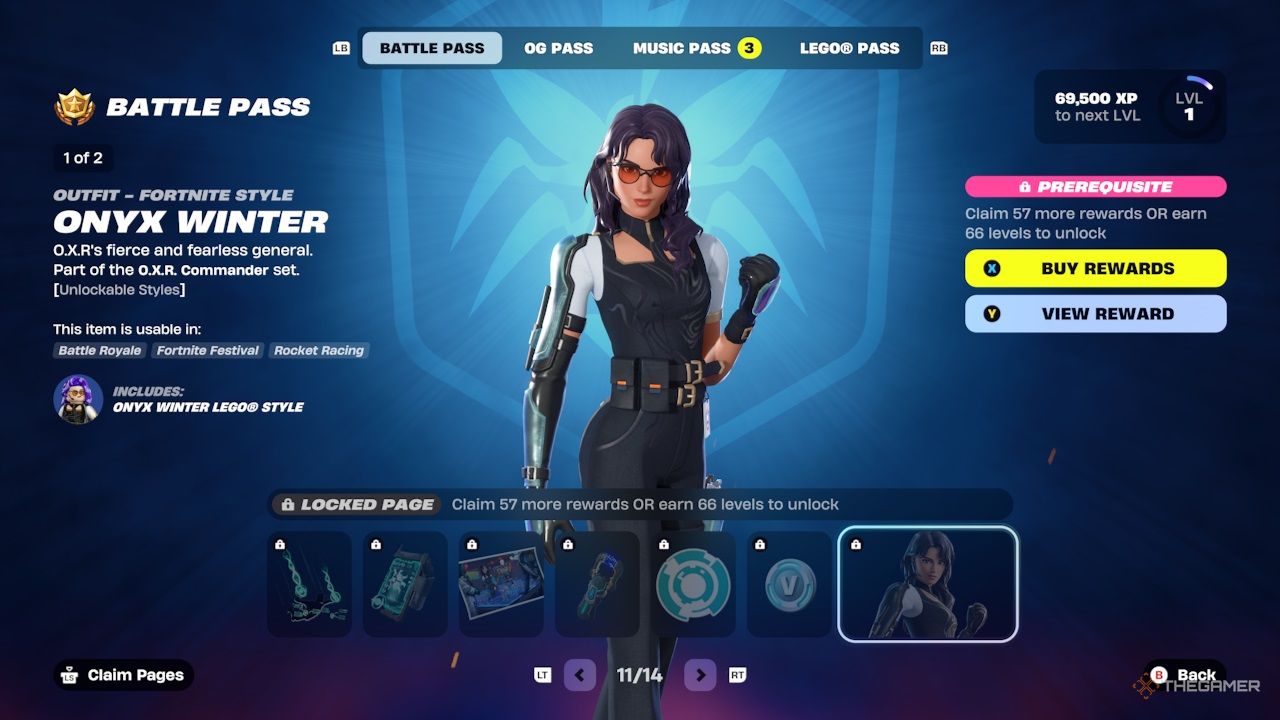 Fortnite Chapter 6 Season 4 - Battle Pass page 11.
