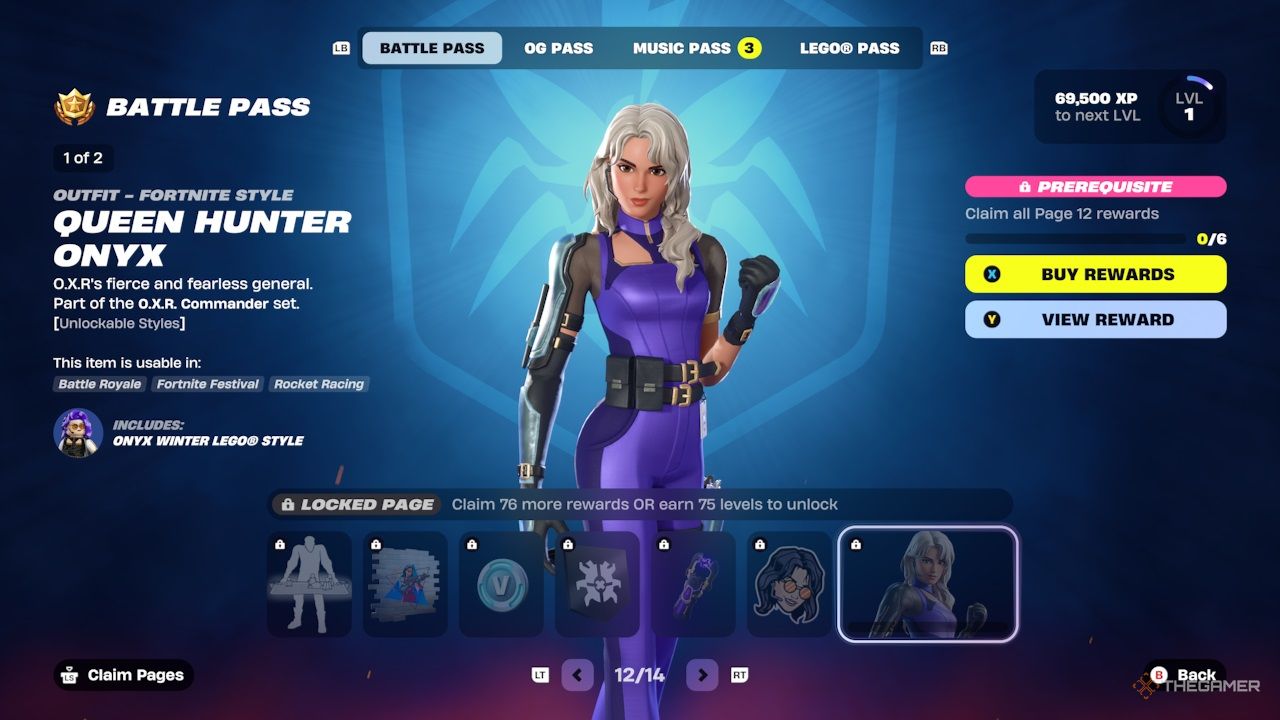 Fortnite Chapter 6 Season 4 - Battle Pass page 12.