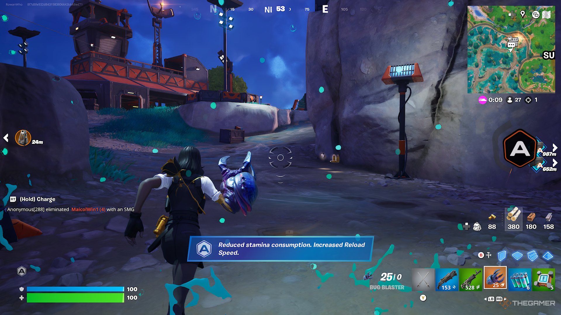 Marigold in Fortnite reaching O.X.R. Rank A.