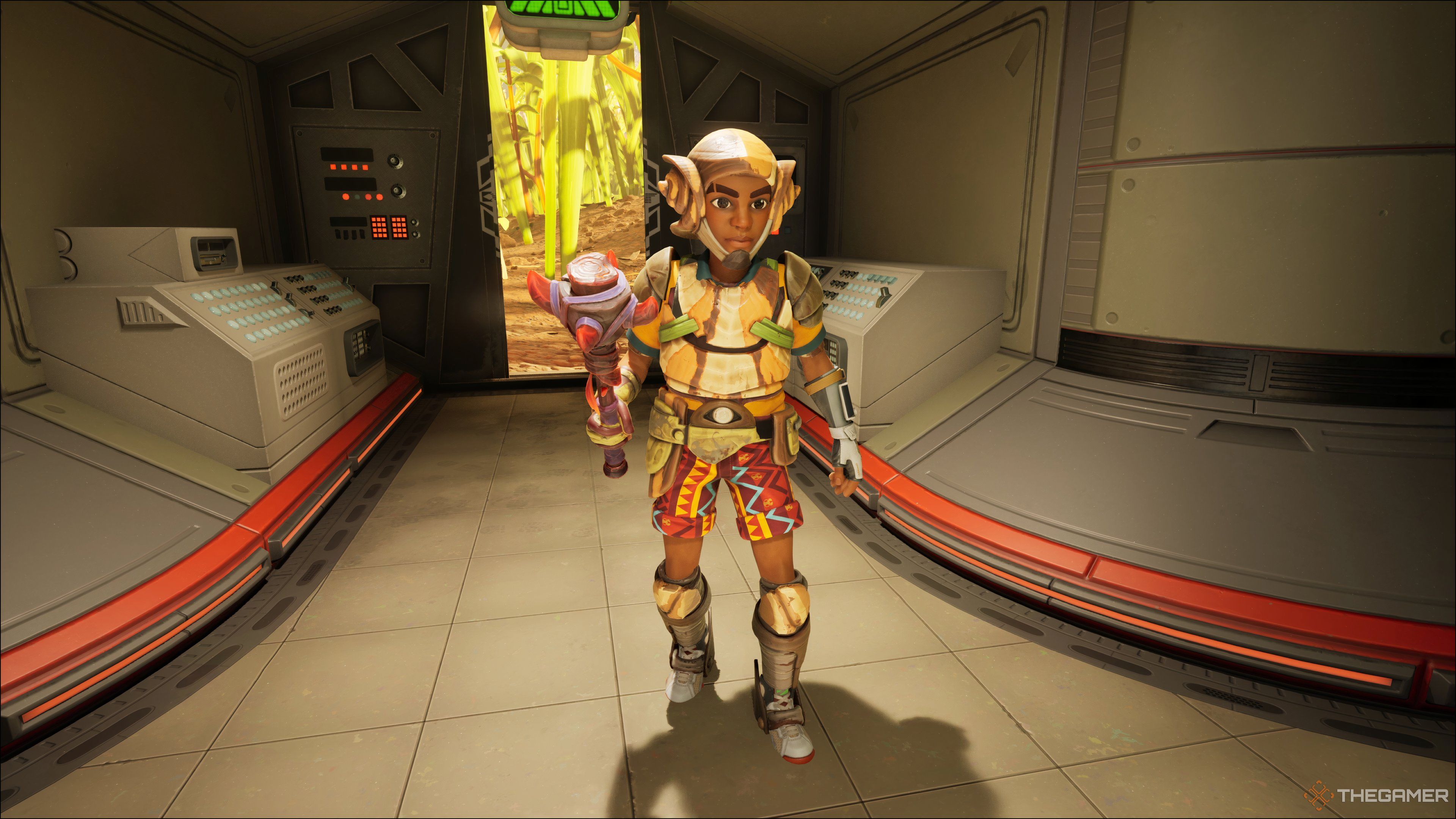 Max dressed as a Fighter in Grounded 2.