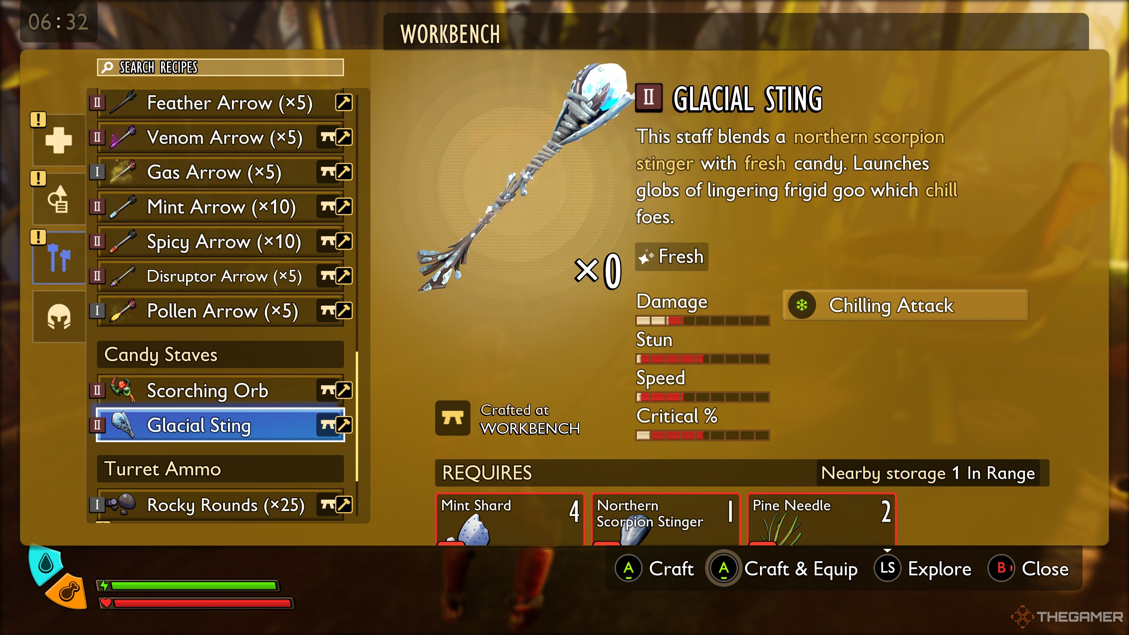 Grounded 2 Best Gear For Every Class Glacial Sting Mage Weapon 21-1