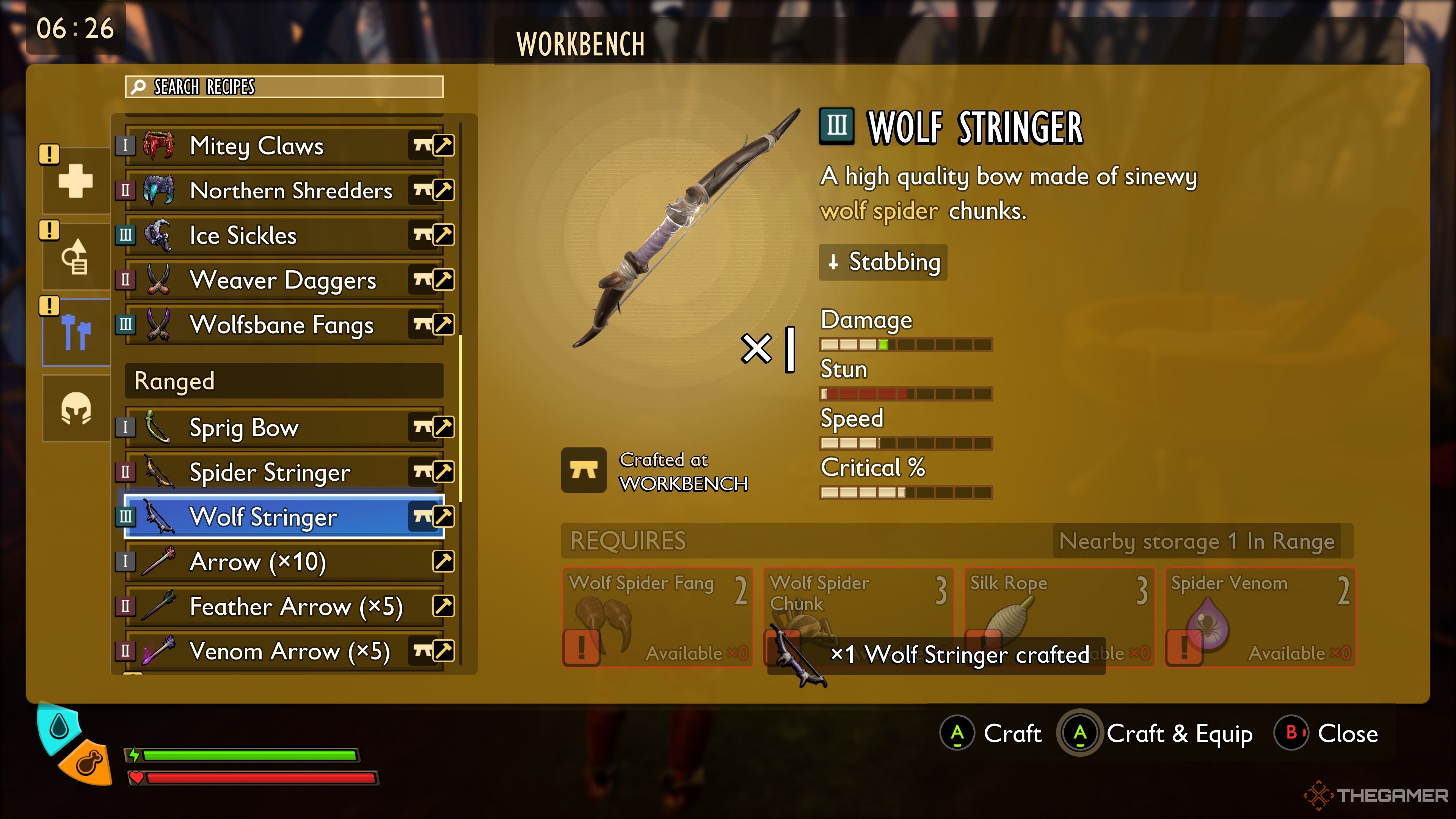 Grounded 2 Best Gear For Every Class Wolf Stringer Ranger Weapon 20-1