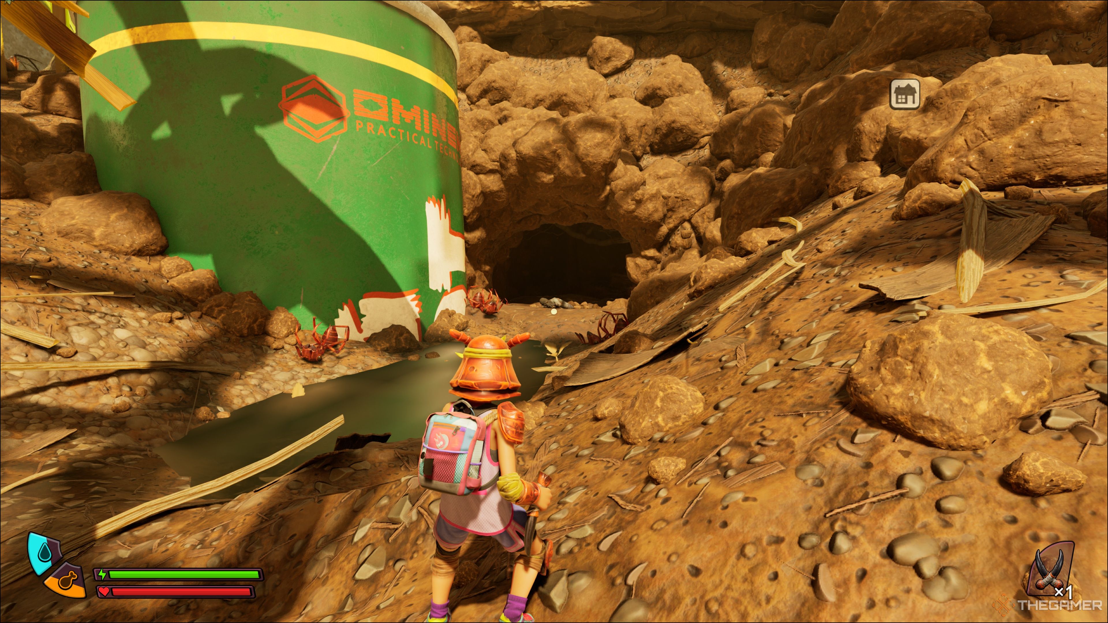 The Toxic Anthill Entrance in Grounded 2.