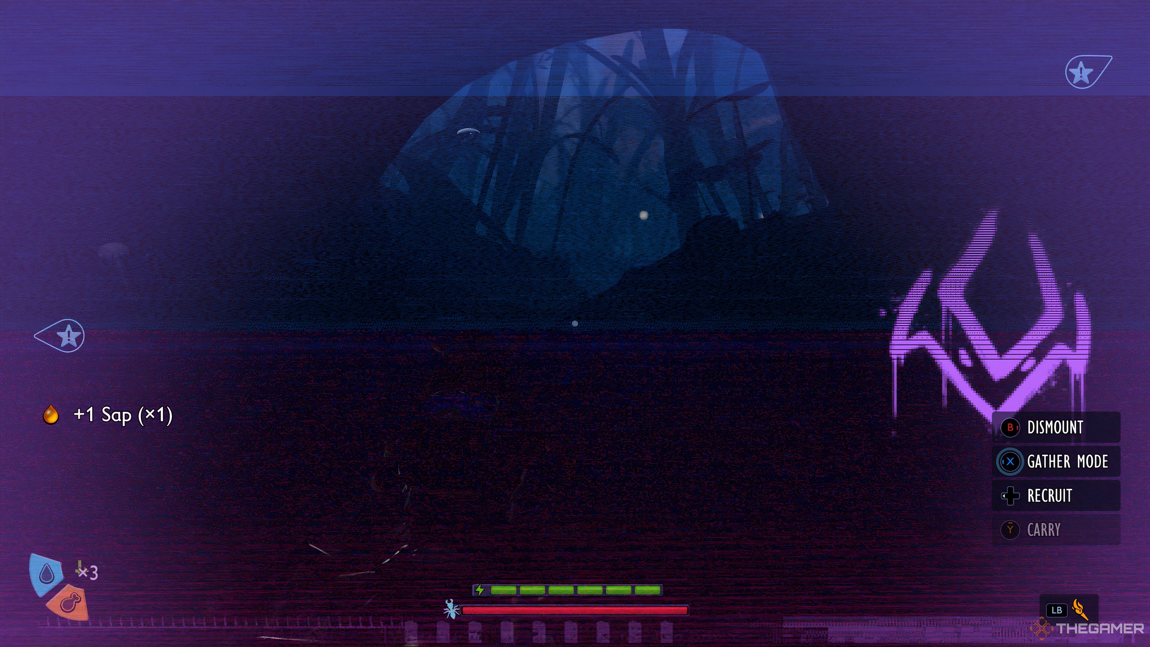 The screen darkens to indicate Invaders Incoming in Grounded 2.