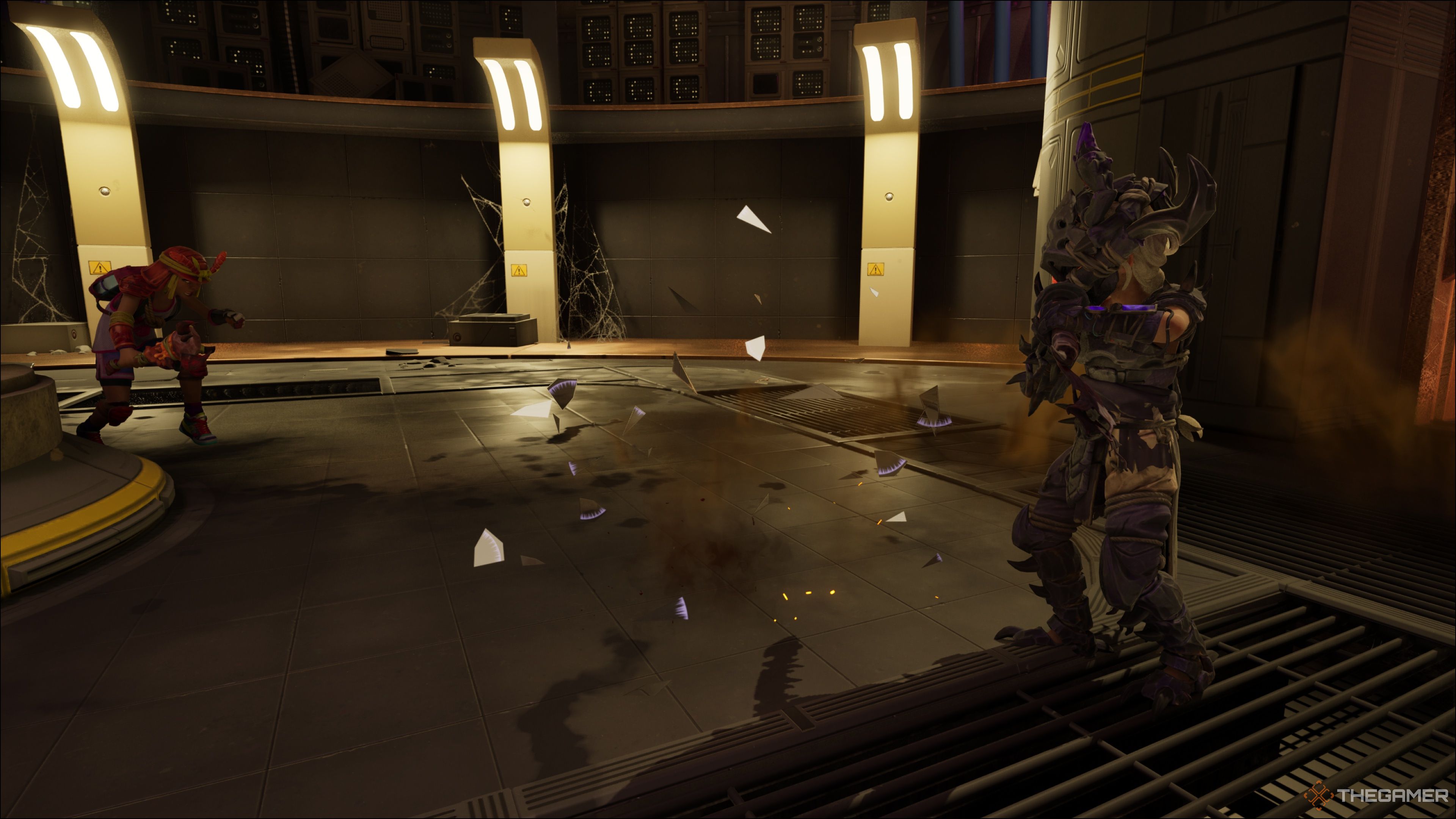 The Masked Stranger Boss Fight begins in Grounded 2.