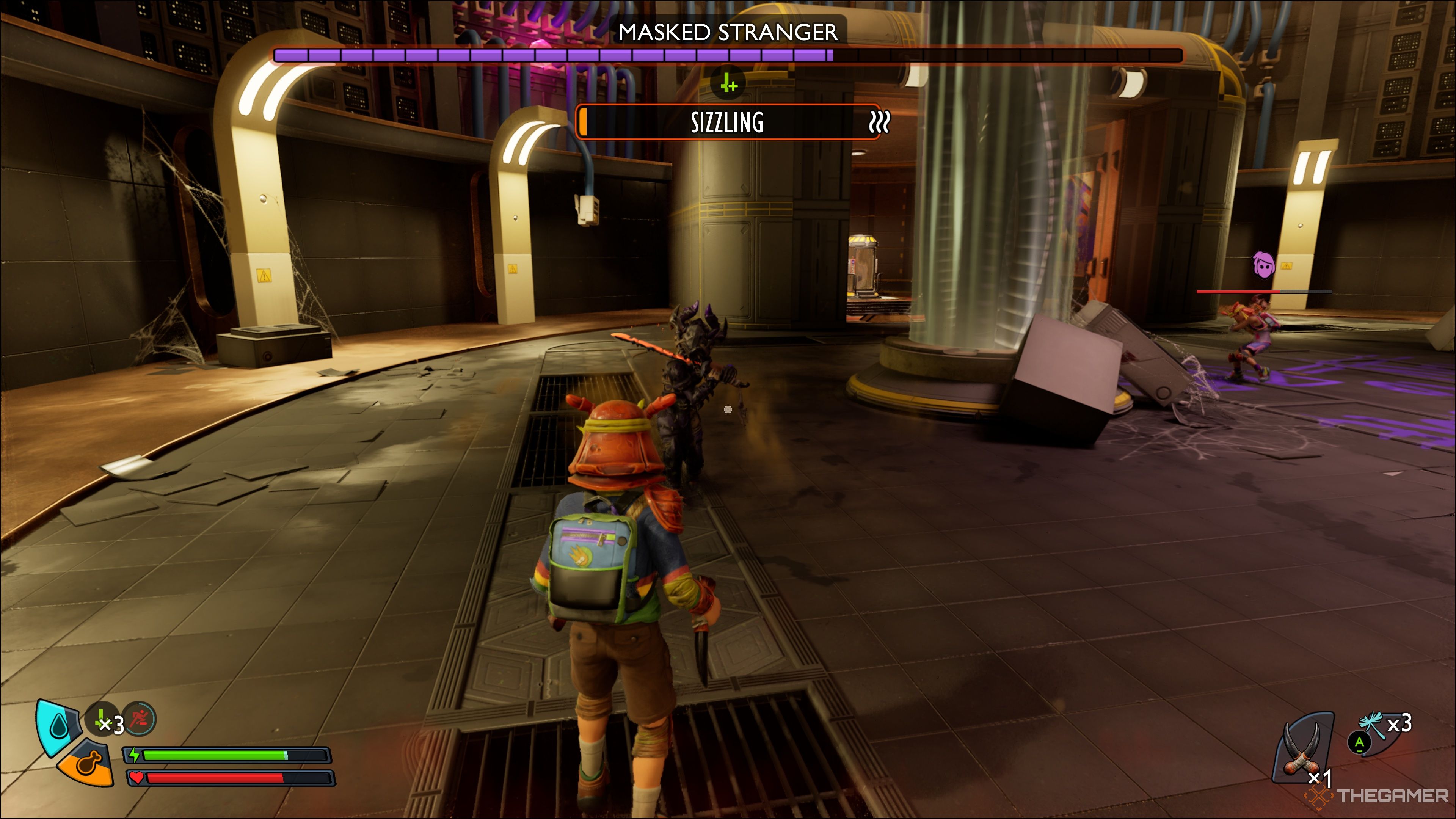 The Masked Stranger Boss Fight Sizzling in Grounded 2.