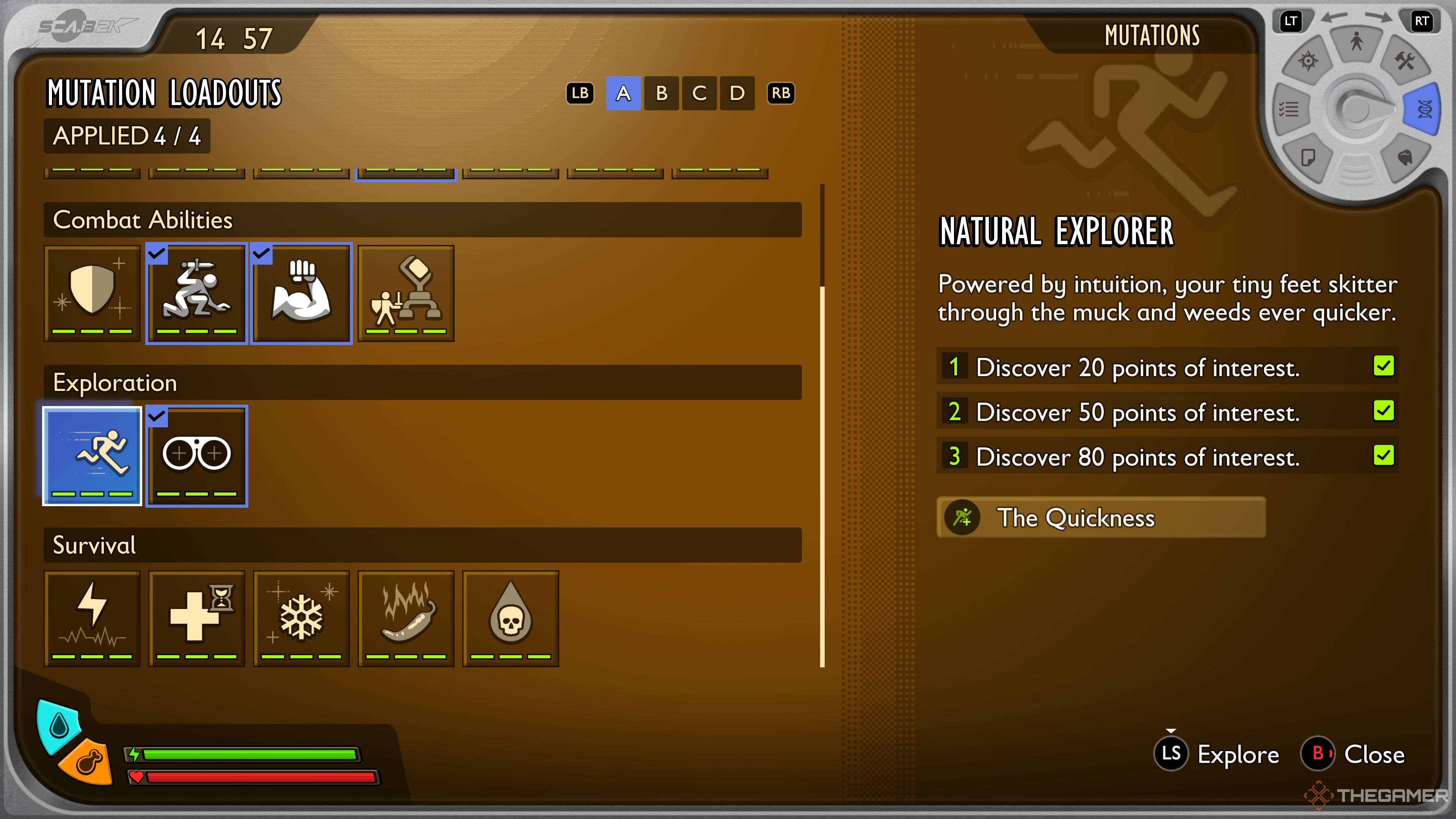 The Natural Explorer mutation in Grounded 2.