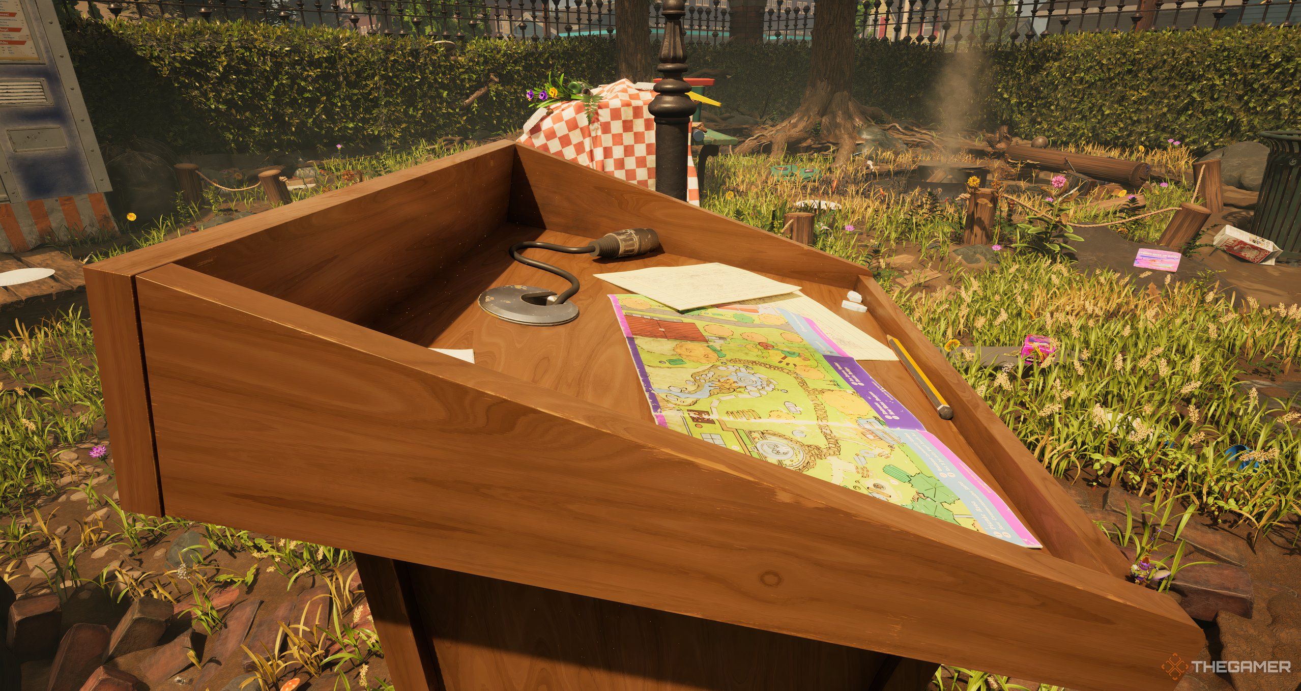 The lectern in Grounded 2.